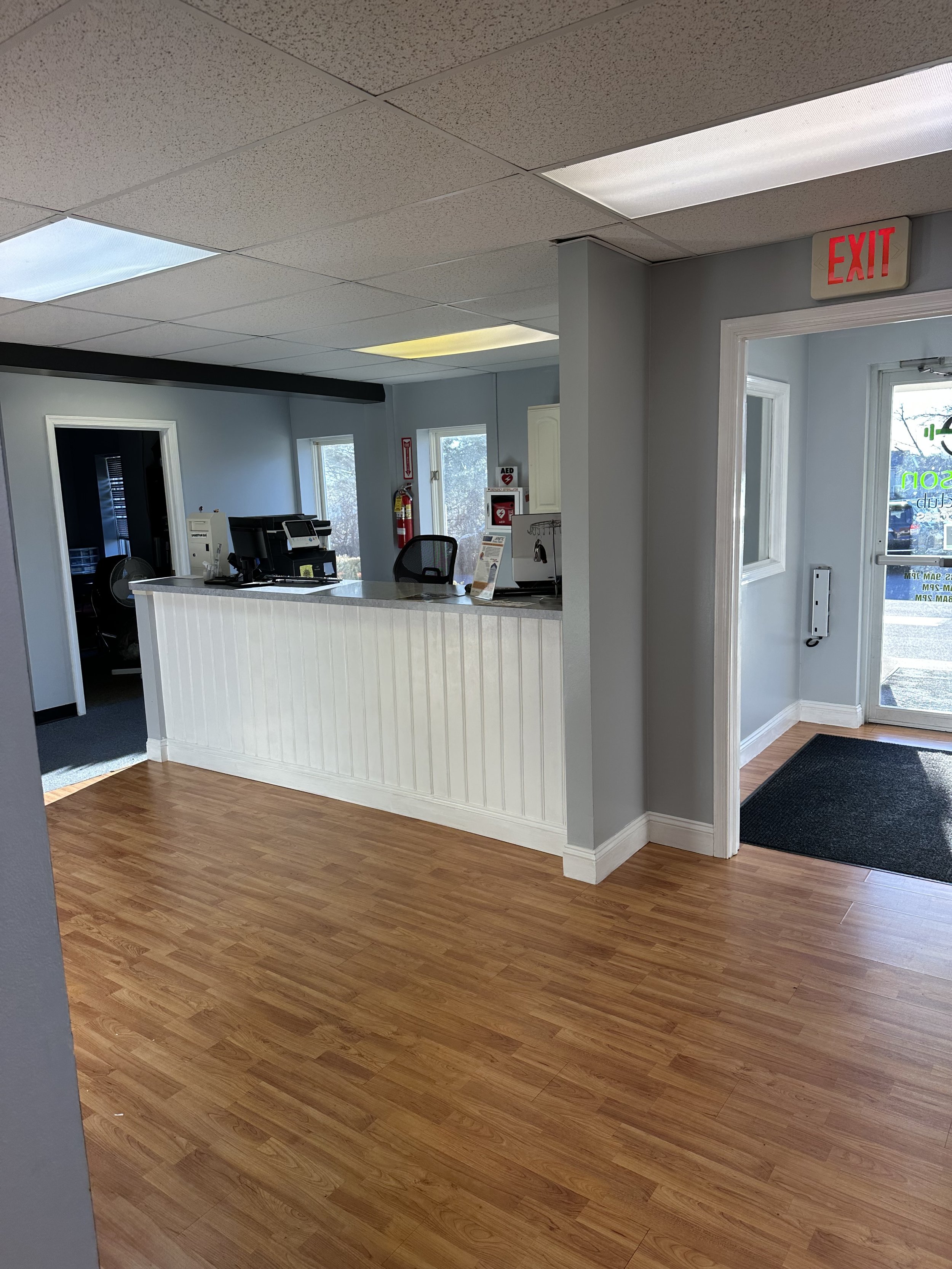 Elverson Fitness Club (Elverson, PA) reception area.