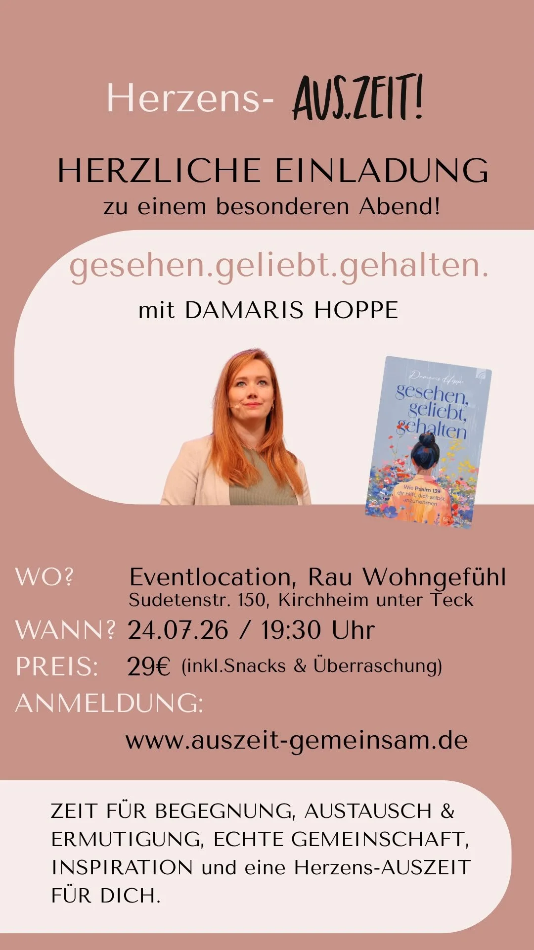 🤍 Herzens-AUS.ZEIT! - Du bist gesehen. geliebt. gehalten.