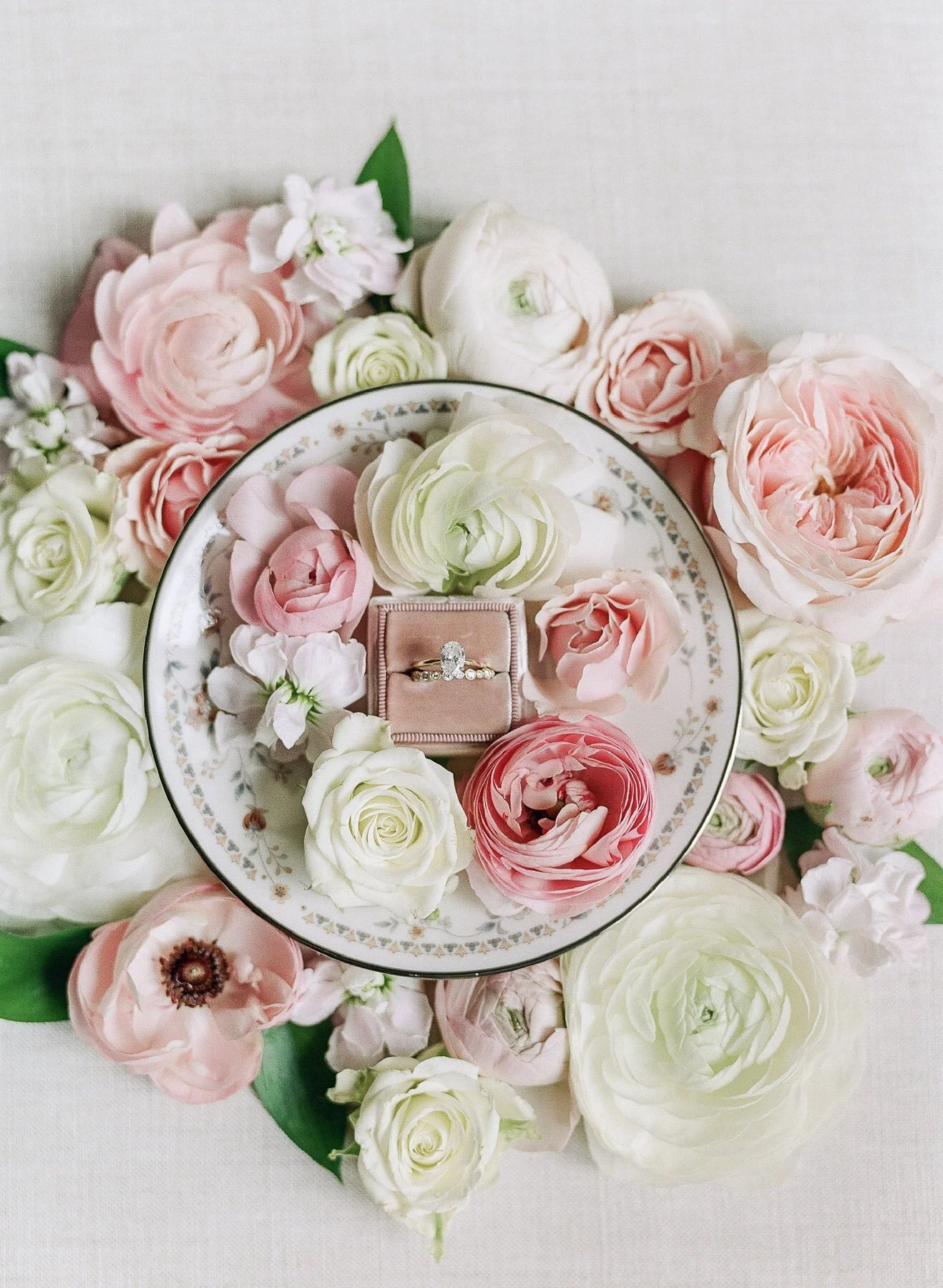 Beautiful ring flat lay