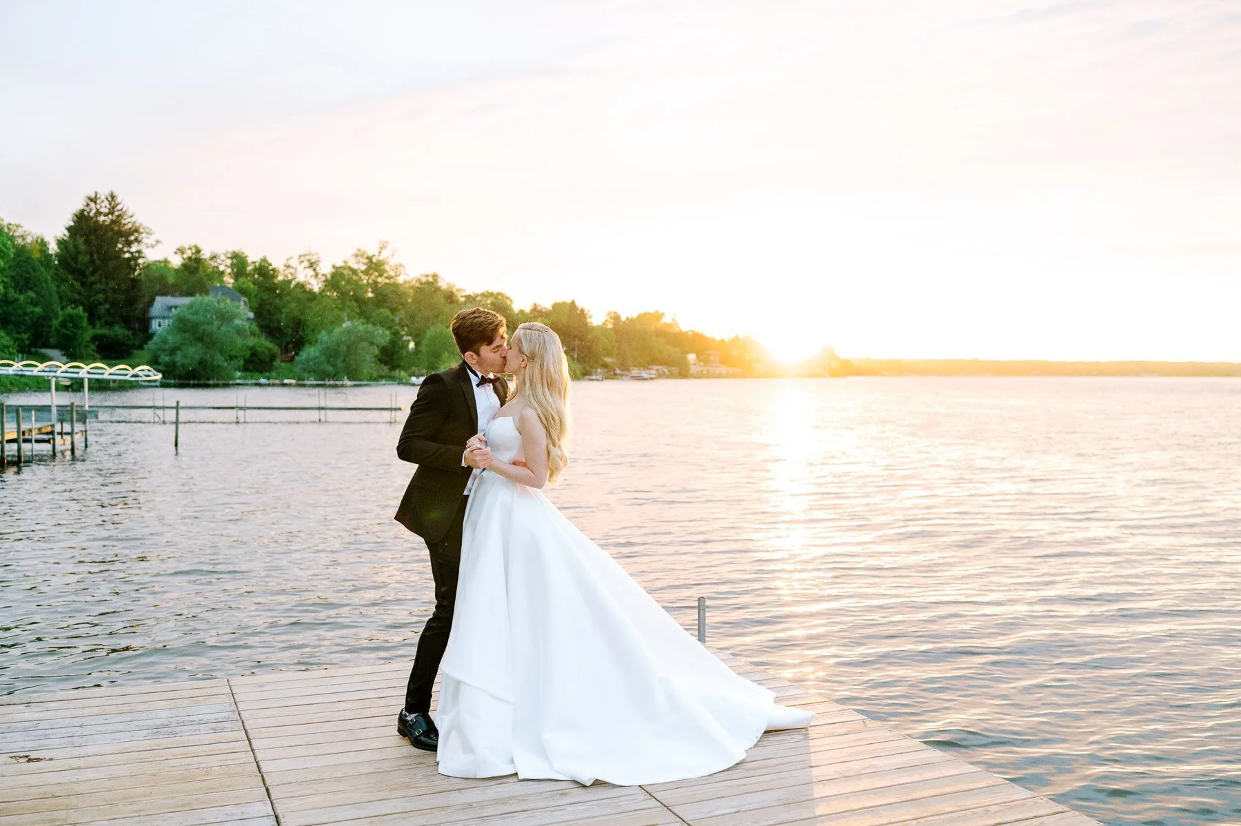 wedding photos  Lake Chautauqua Institution Wedding in New York with EVL Events and Heirloom Soul Floral Design 