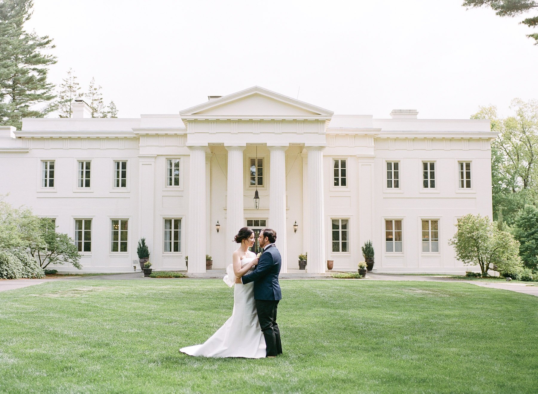 Wadsworth Mansion Wedding with Wildflower Events &amp; Design featuring Carolina Herrera Wedding Gown