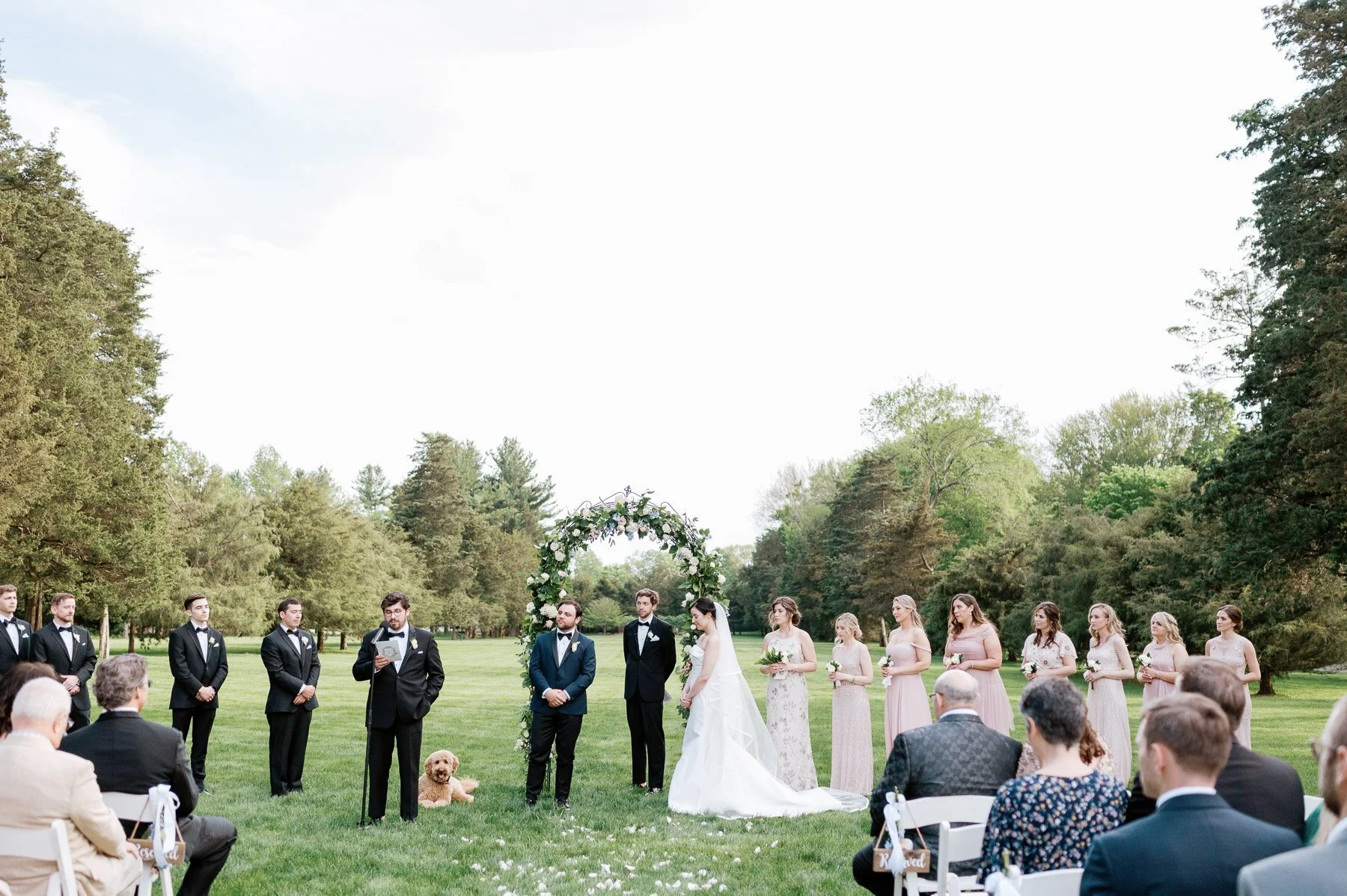 Wadsworth mansion wedding photos with Wildflower Events and Design