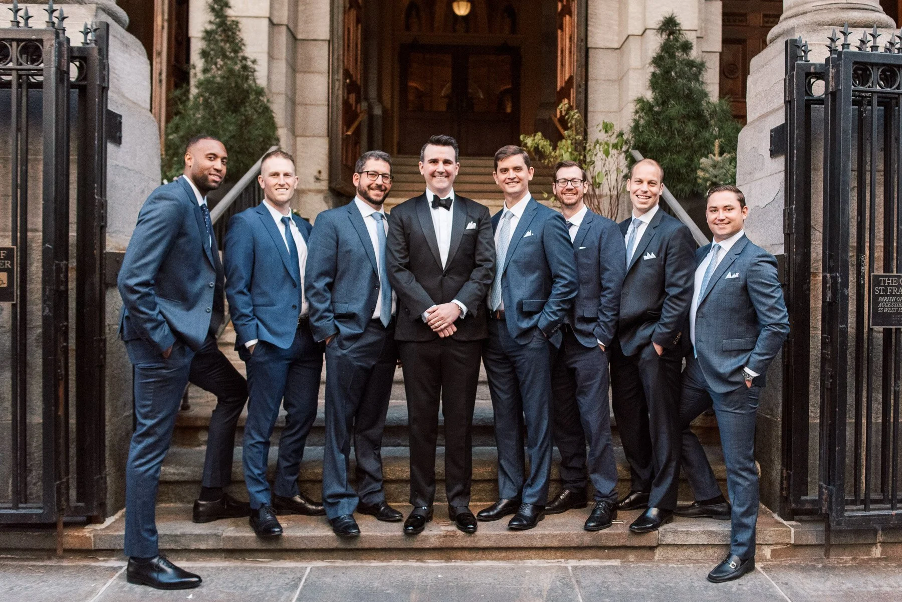 The Church of St. Francis Xavier NYC wedding photos