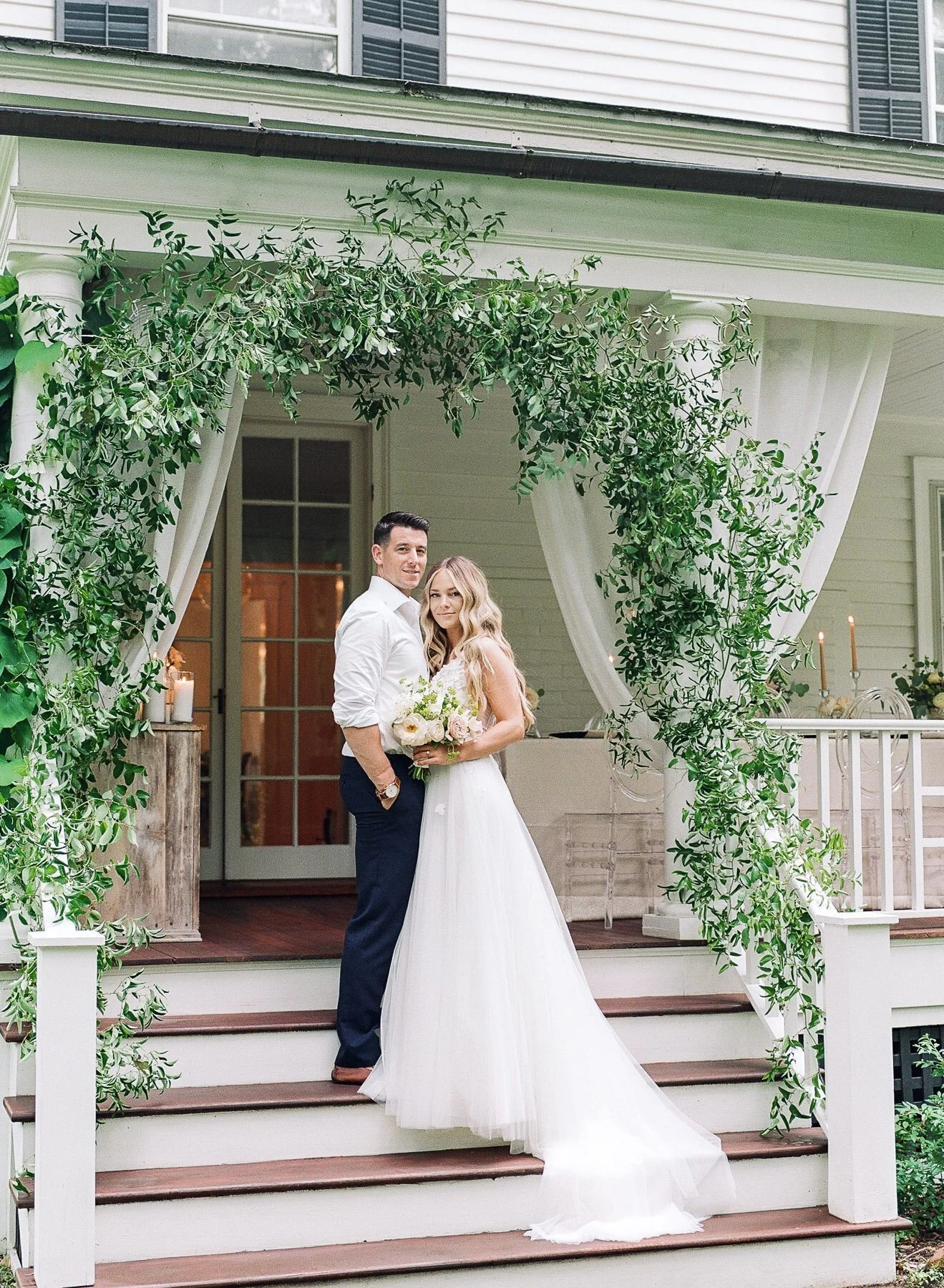 Intimate Backyard wedding in Upstate NY by Kelly Strong Events