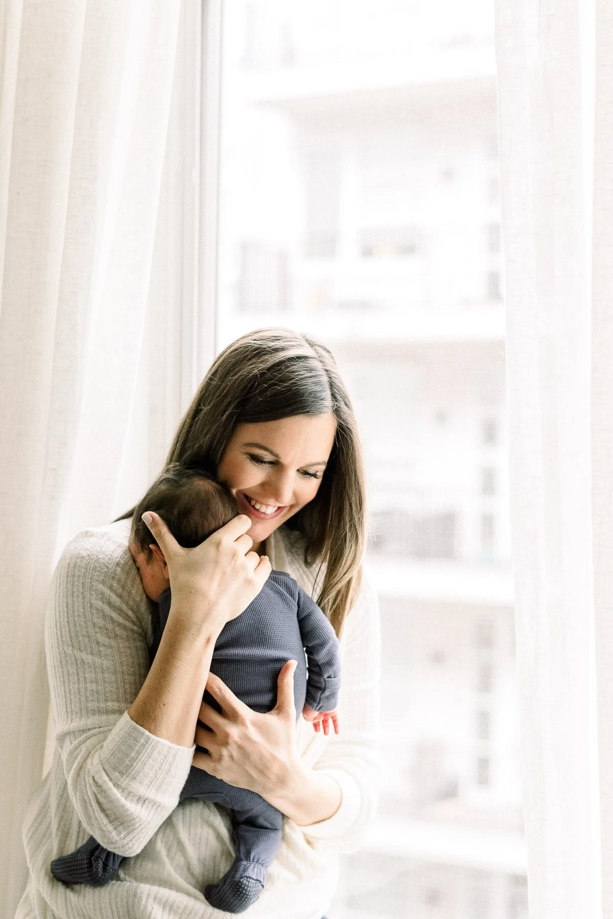 Baby Cuddles in Hoboken family photographer
