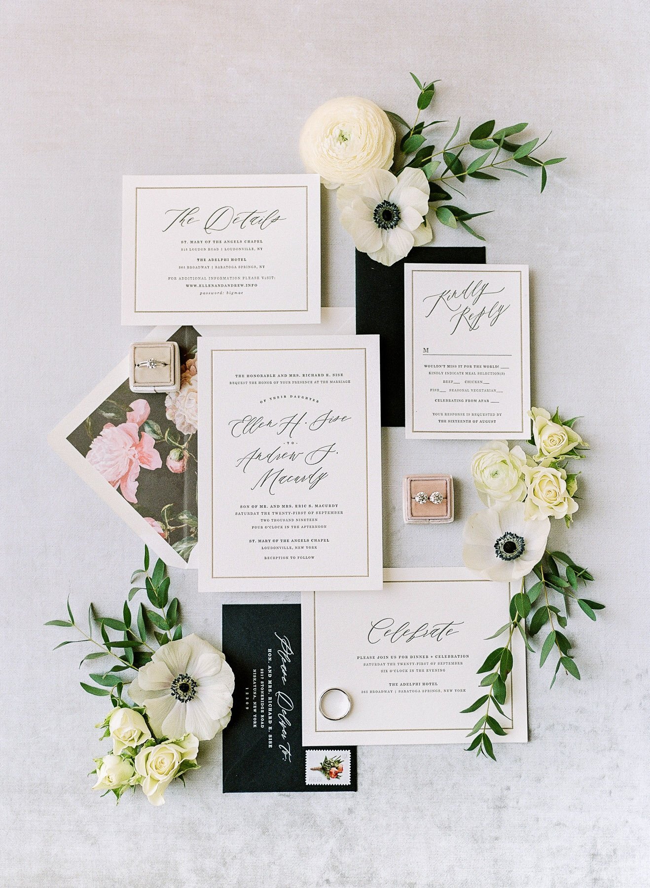 Darling and Pearl Invitation Design