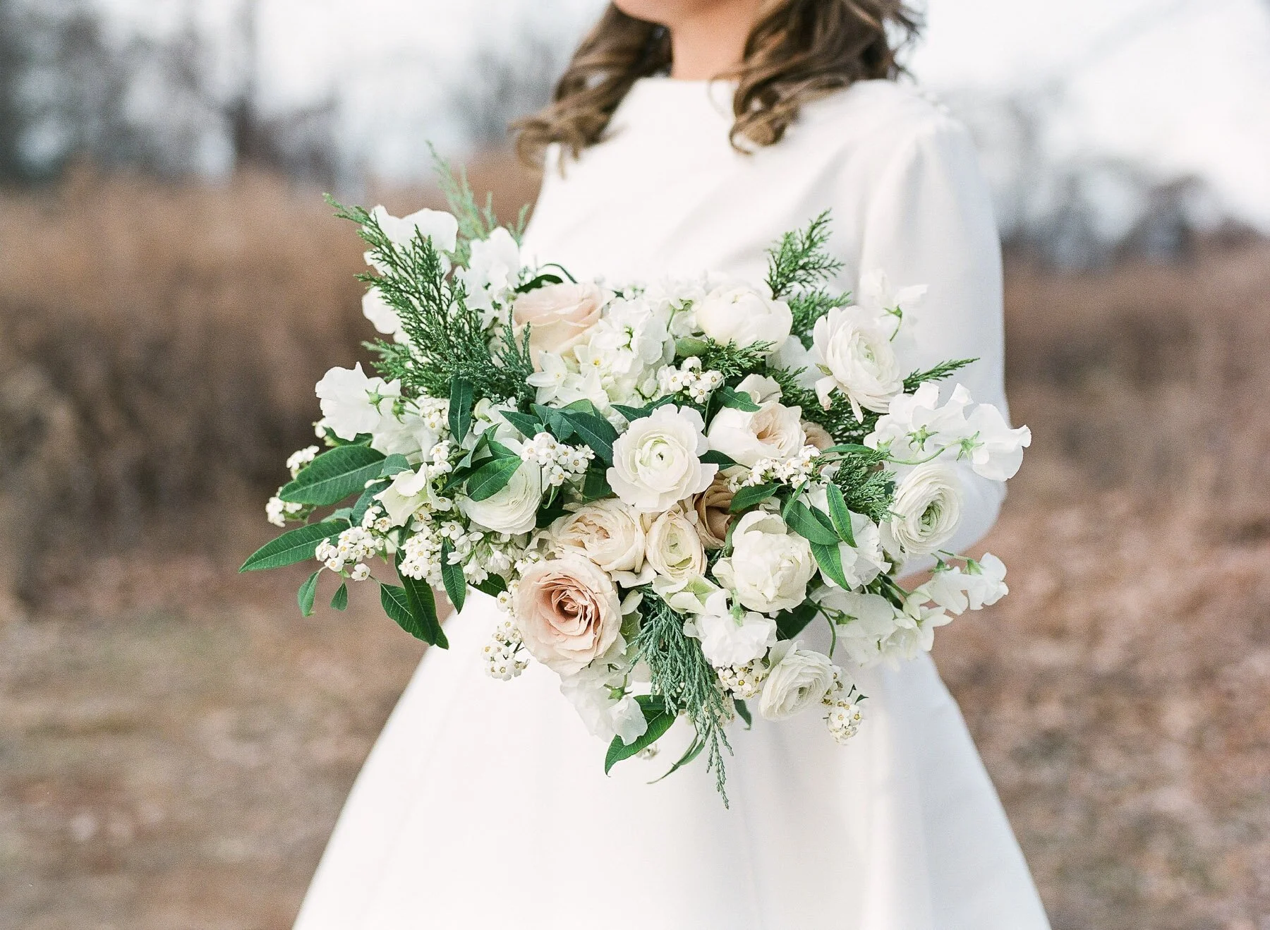 Twisted Willow Flowers Wedding Bouquet