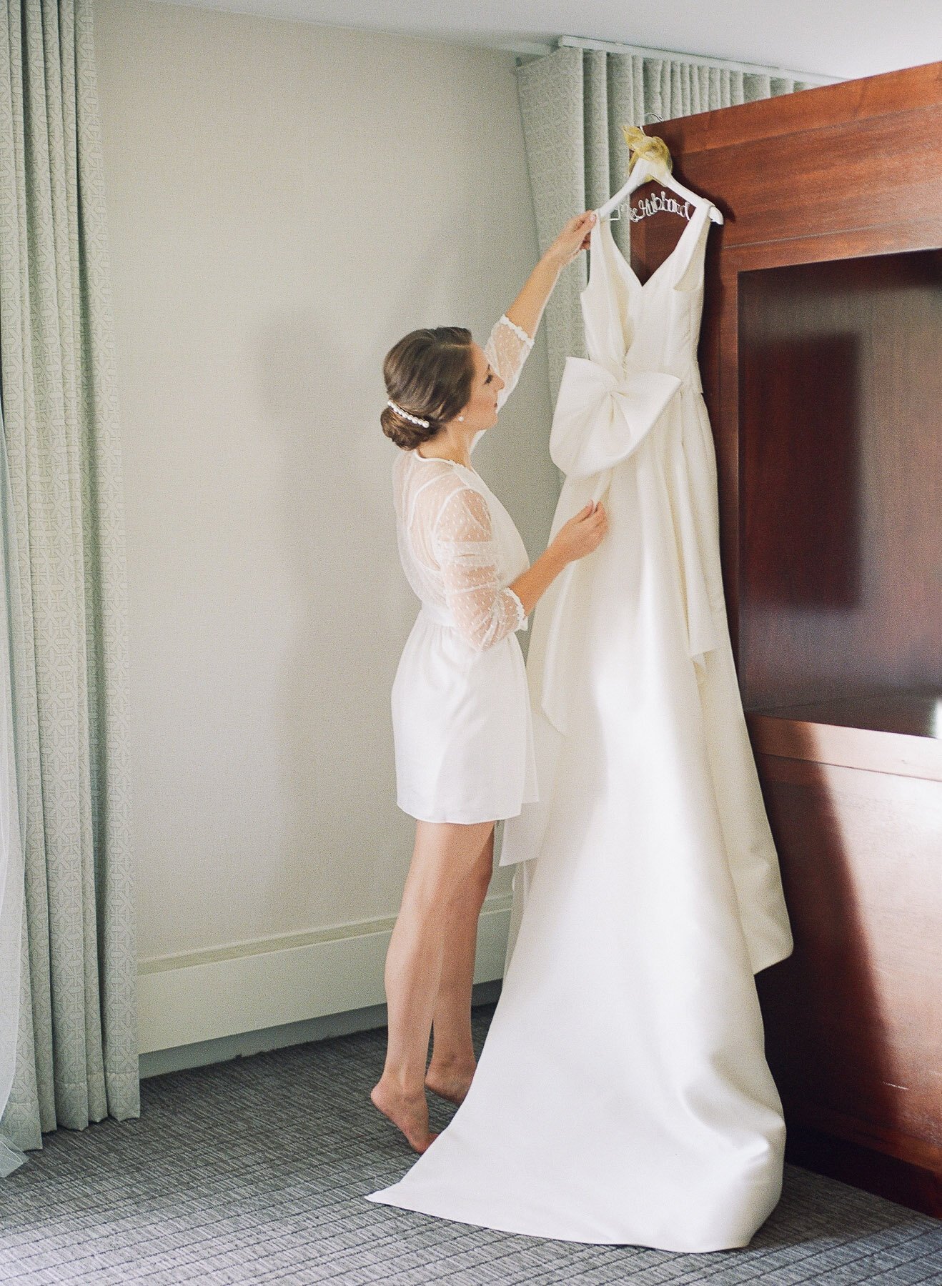 bridal prep custom martina liana wedding gown