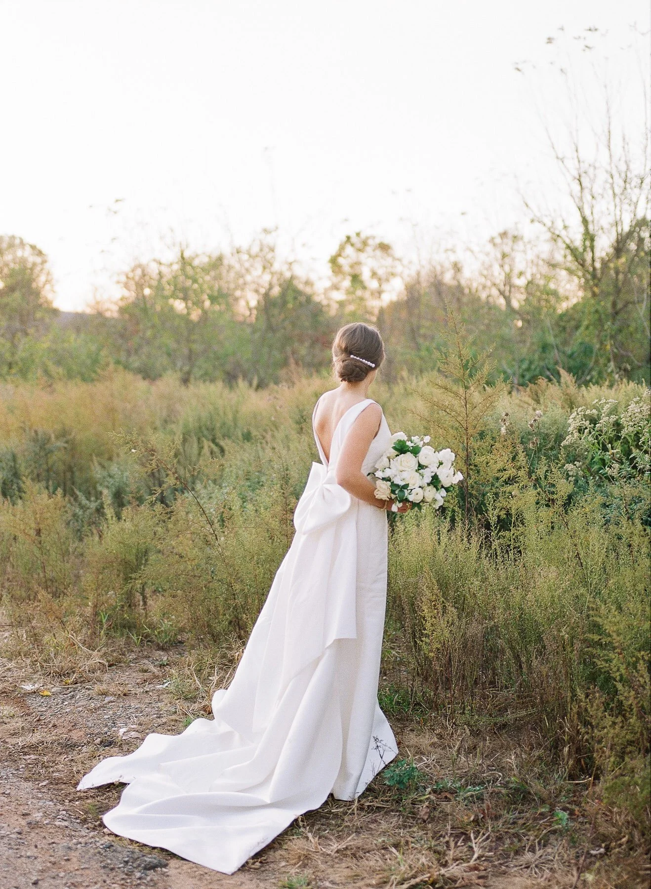 custom martina liana wedding gown at ryland inn nj