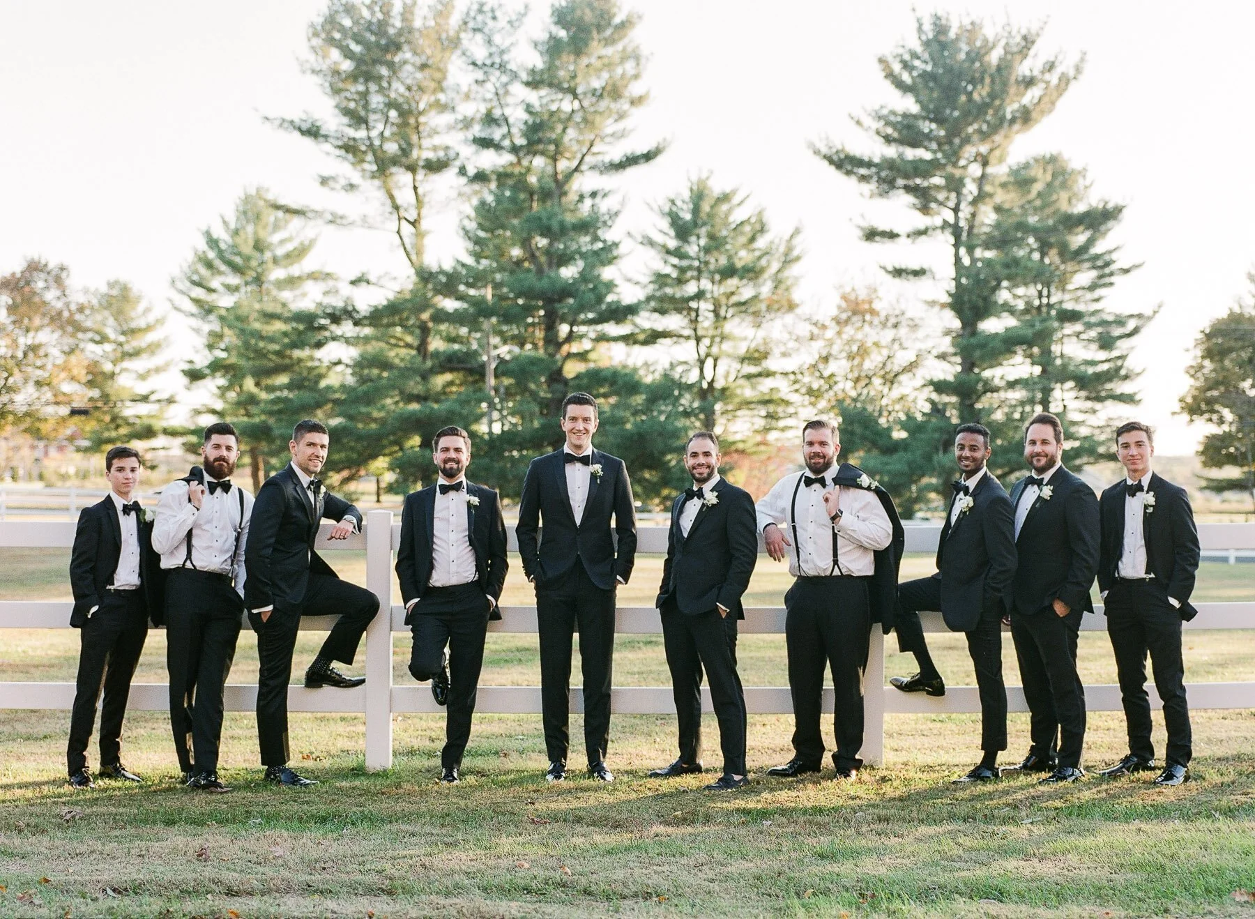 groomsmen at ryland inn
