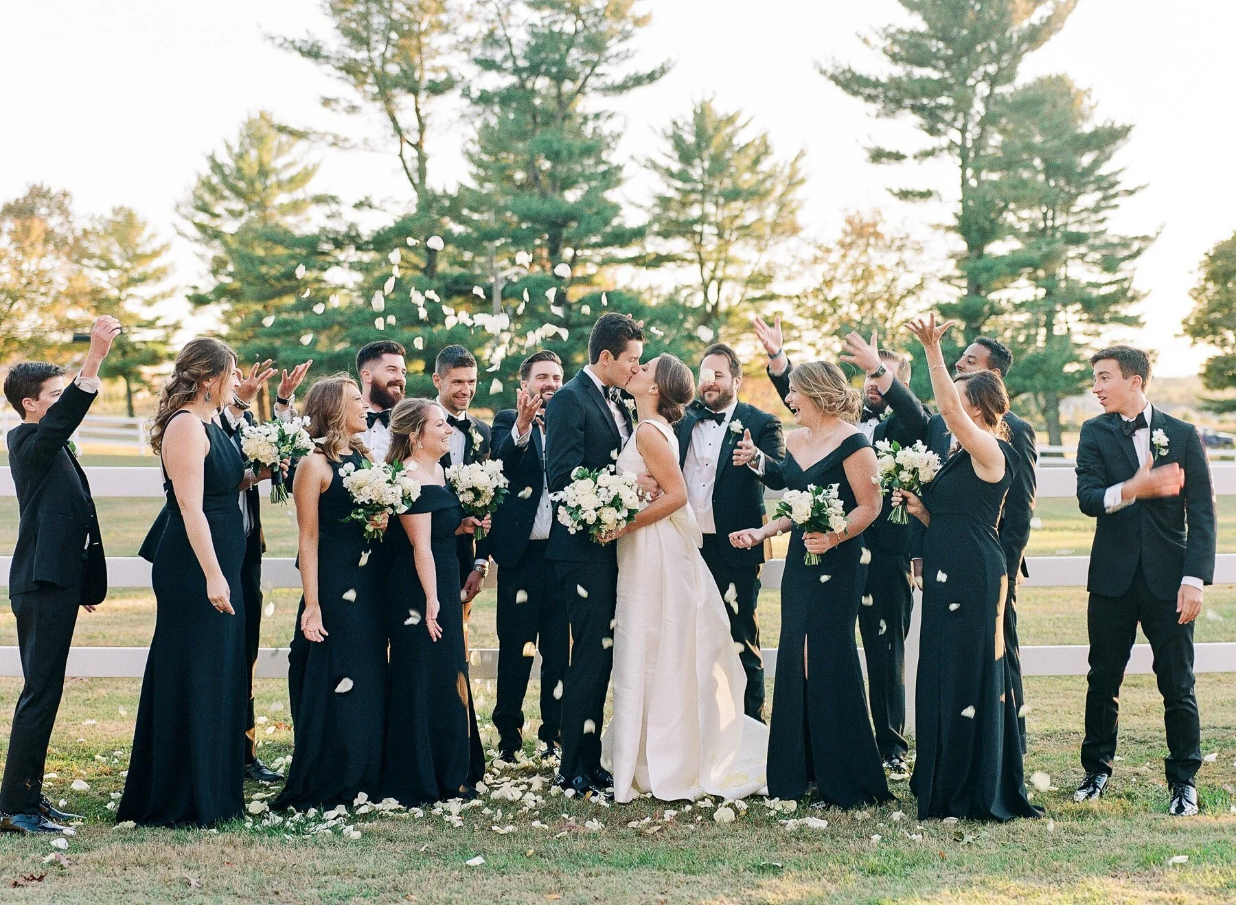 Flower petal toss ryland inn nj