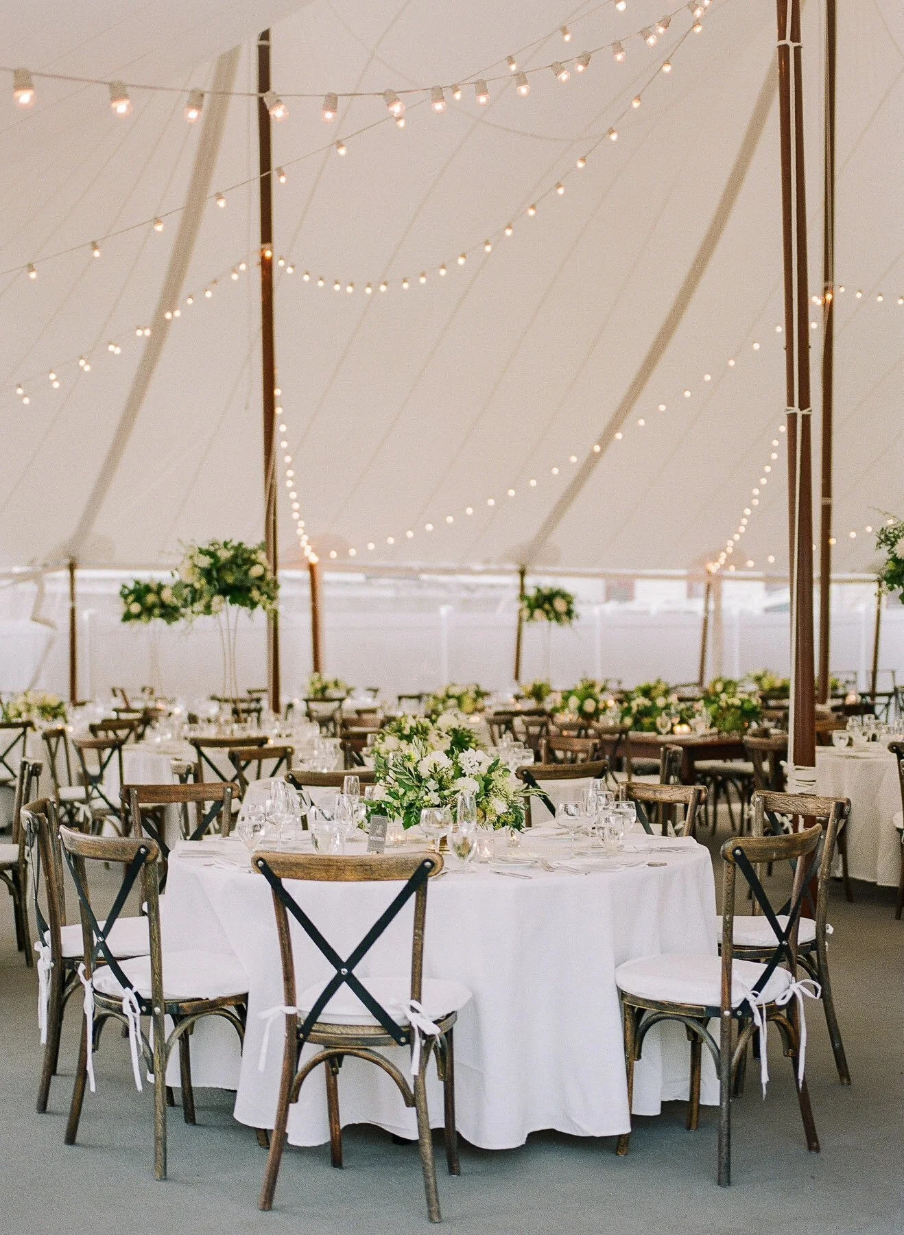 Sailcloth Tent Reception Adelphi Hotel Wedding Saratoga Springs NY