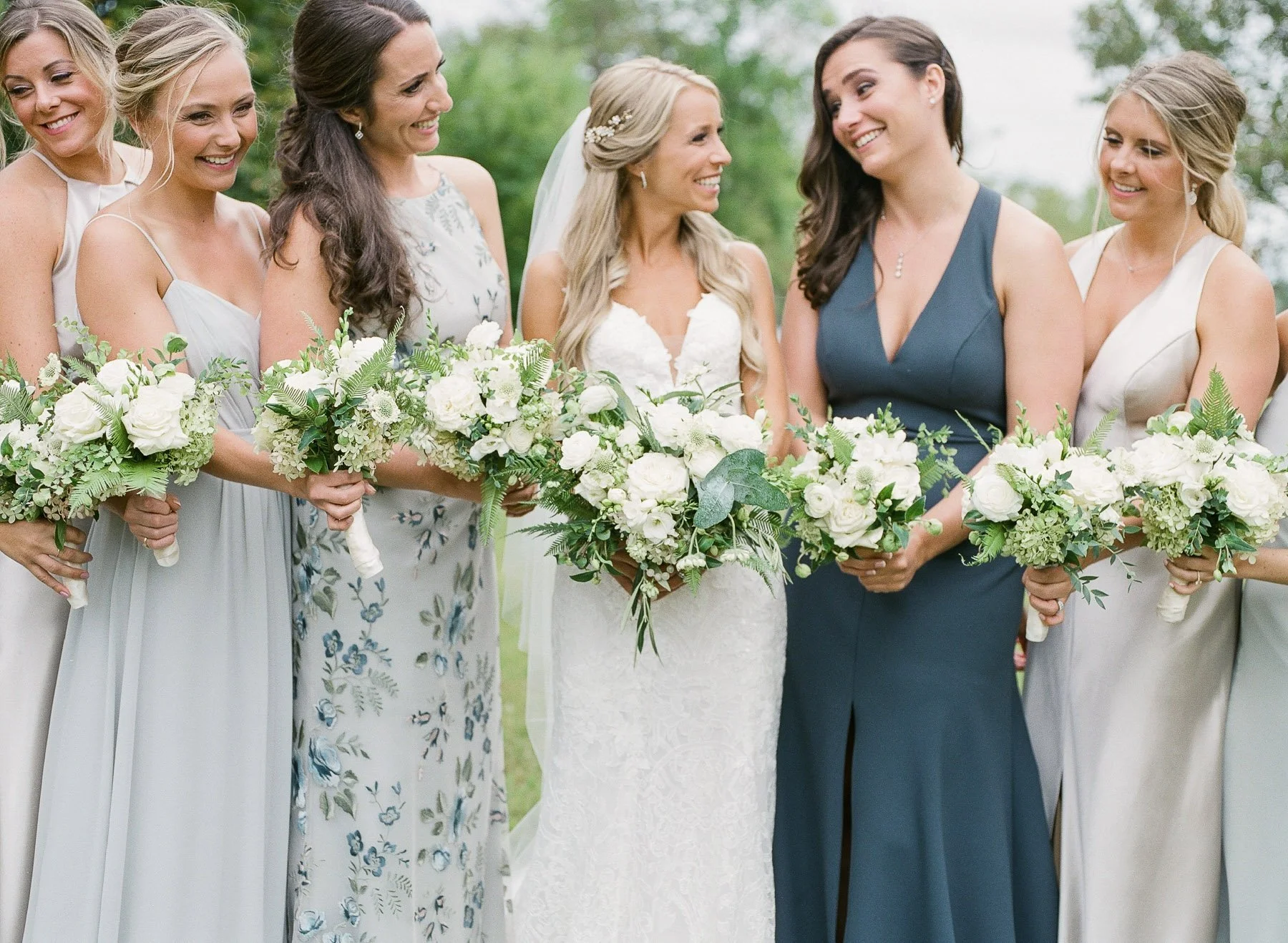 Renaissance Floral Design for Private island wedding in upstate ny