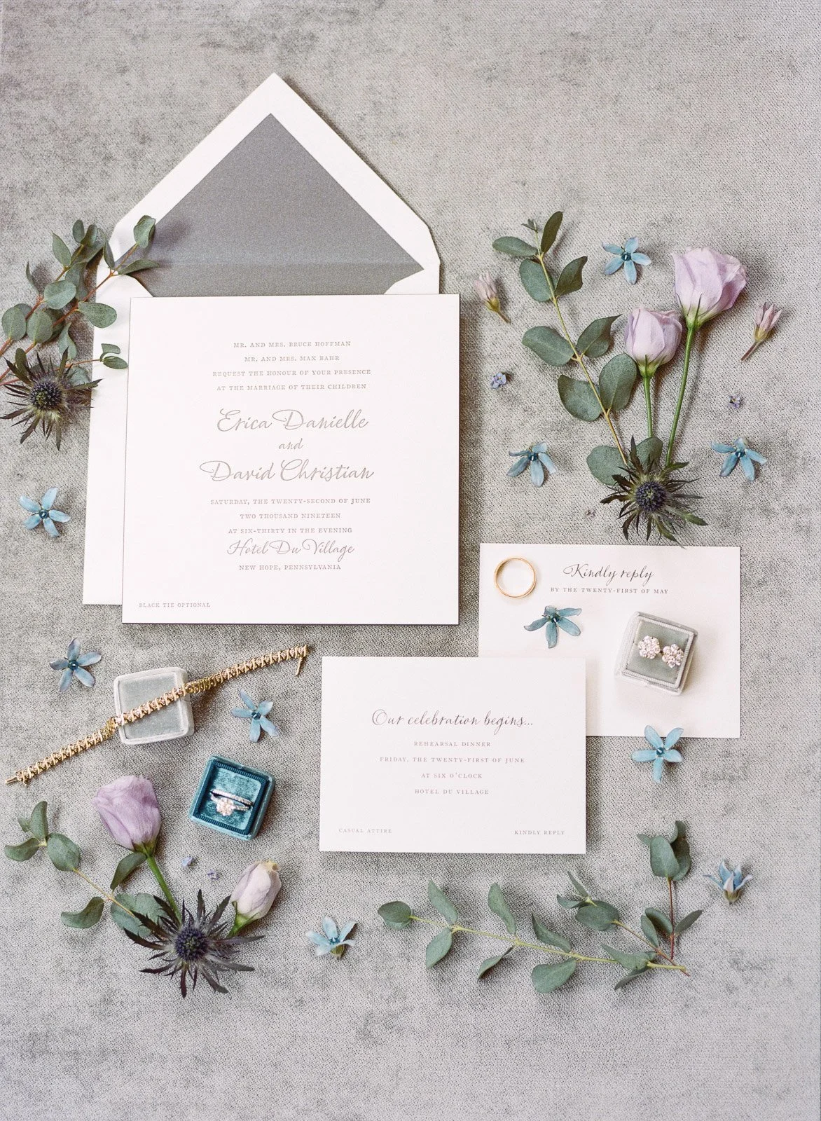 Hotel du Village wedding in New Hope PA