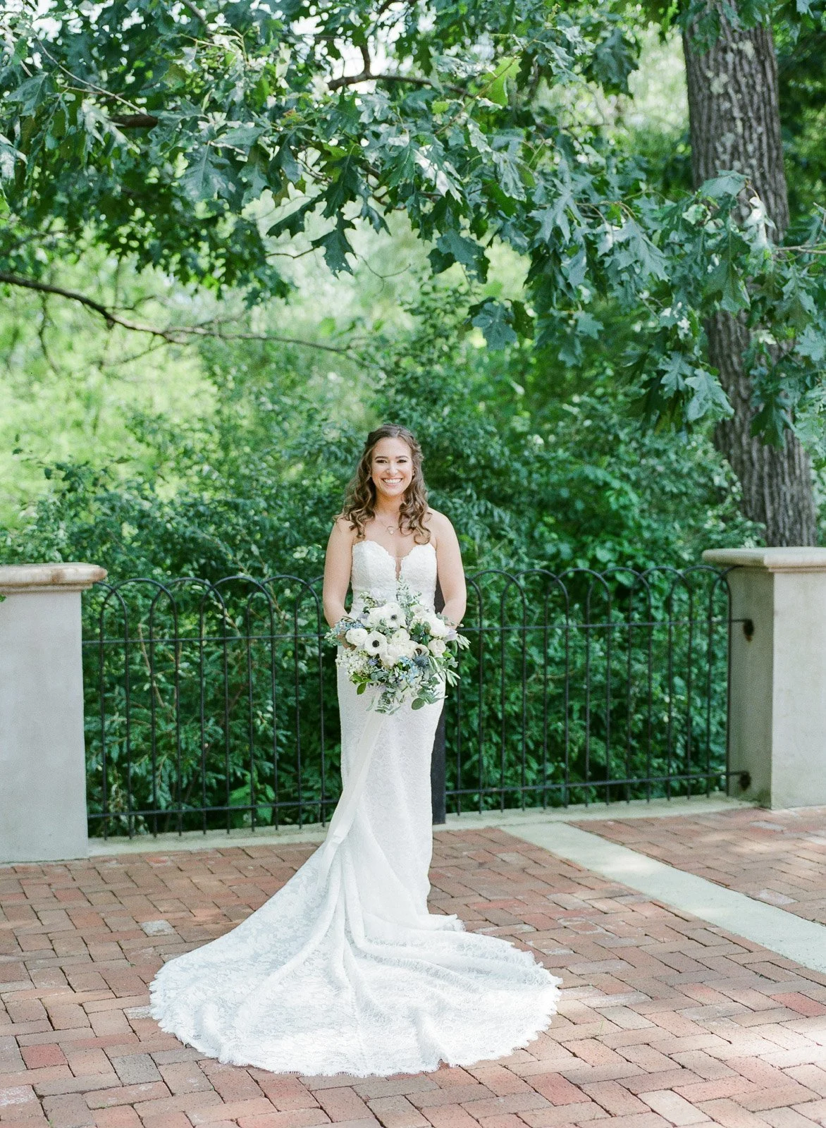 Pronovias Dress at Hotel du Village wedding in New Hope PA