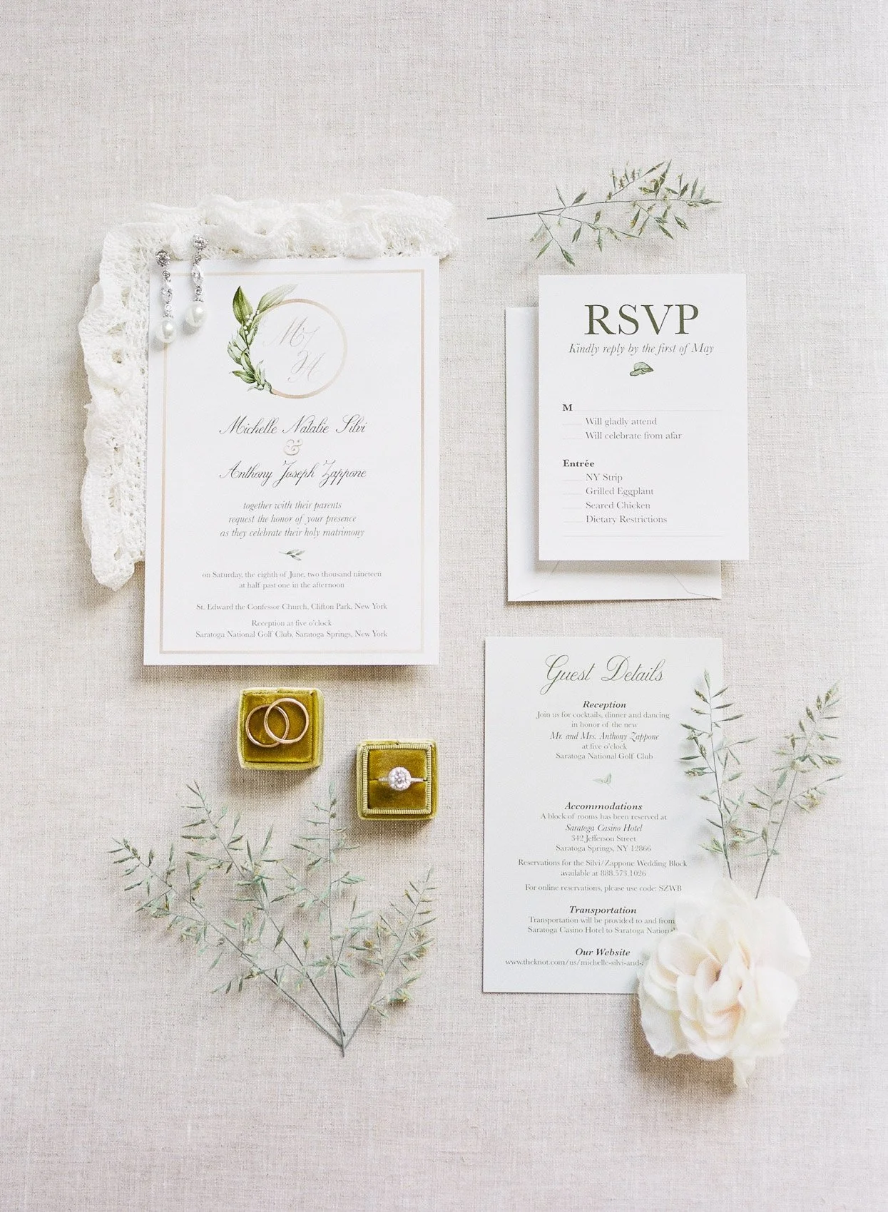 Katie Menz Wedding Invitation