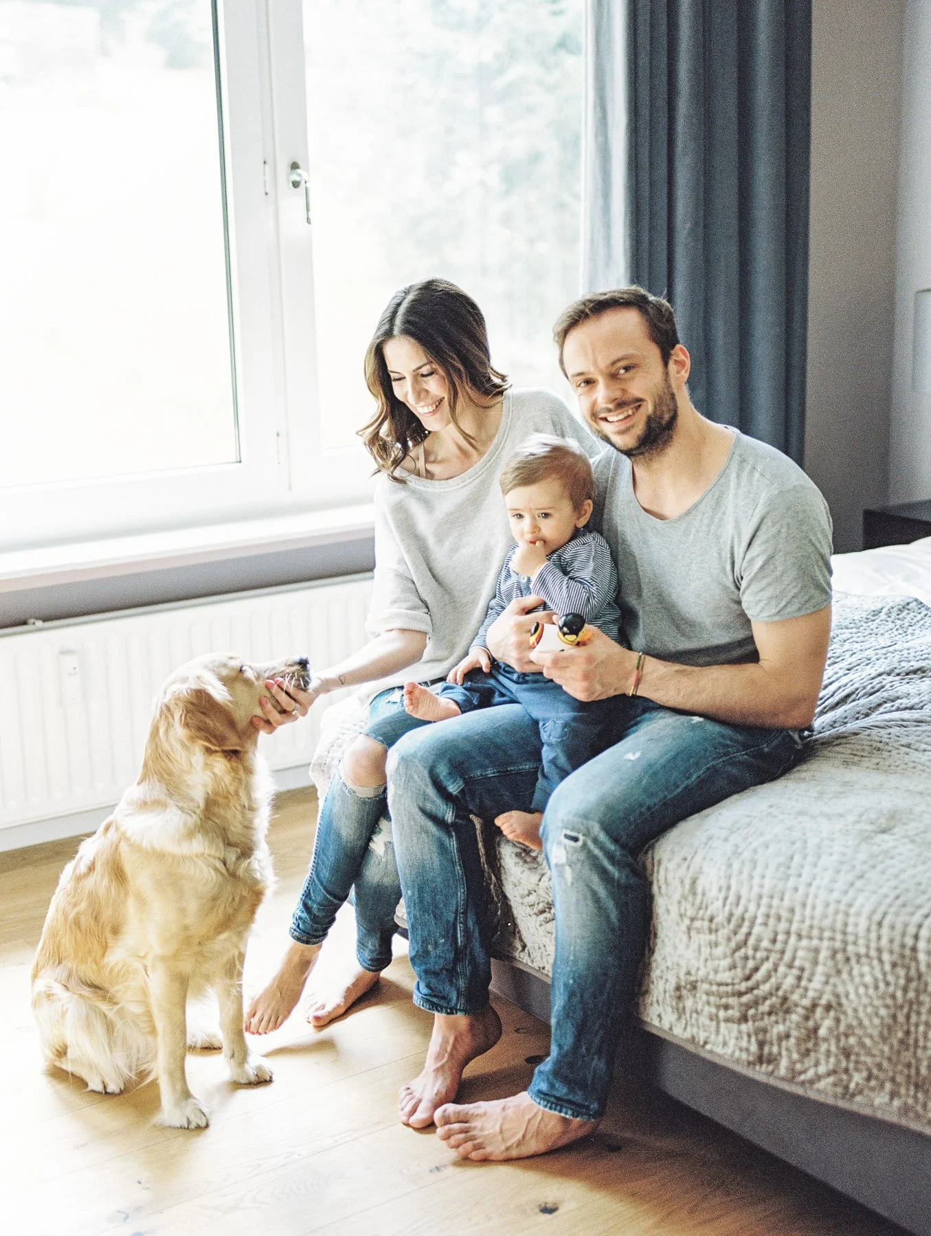 Family Photo with Dog