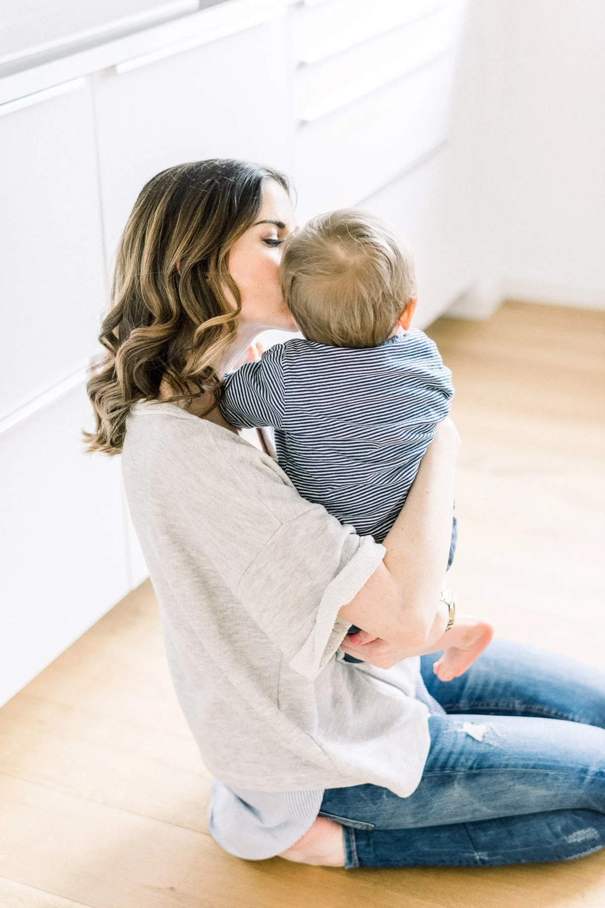 Hugs with Mama and Baby