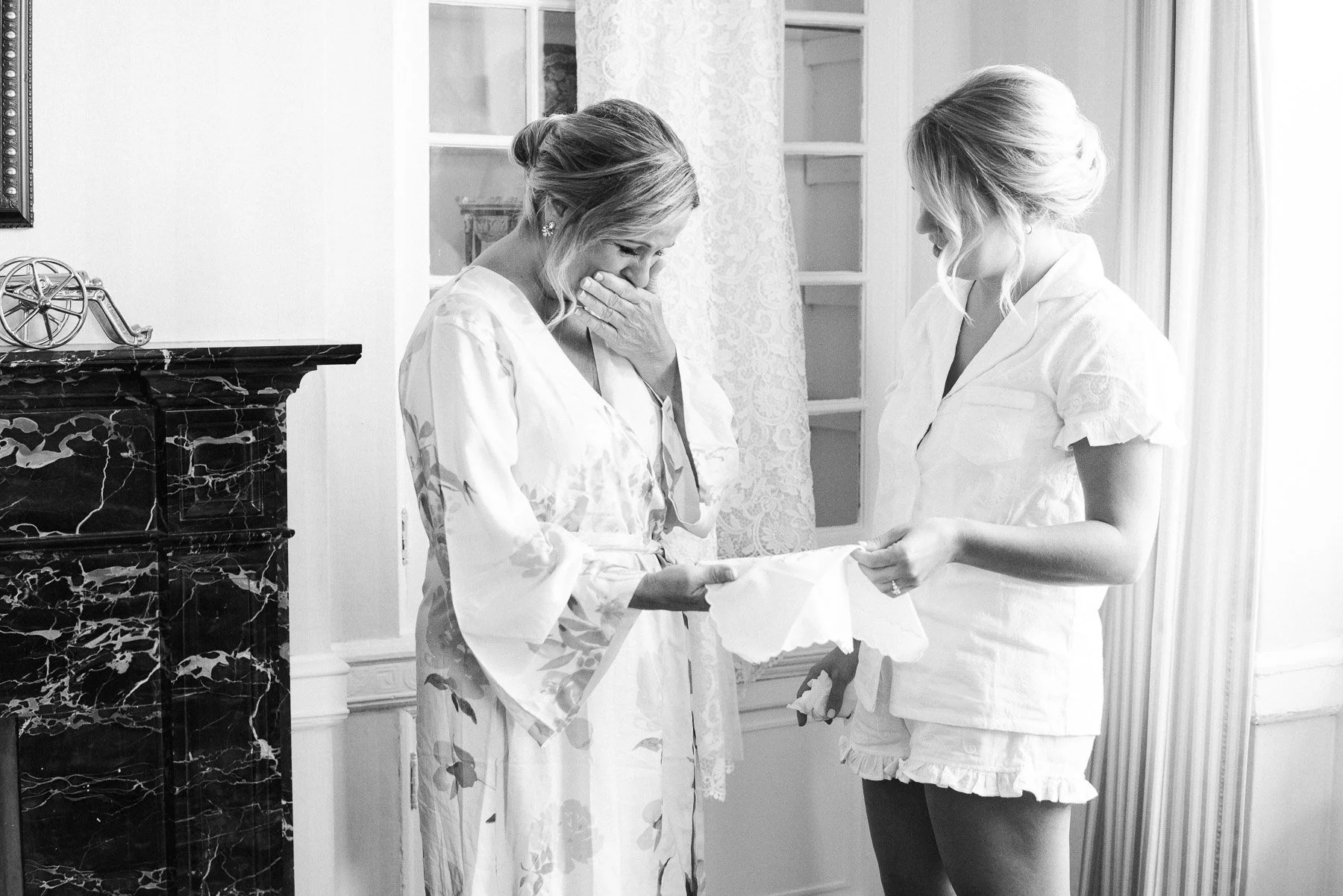 Mom and Bride Emotional