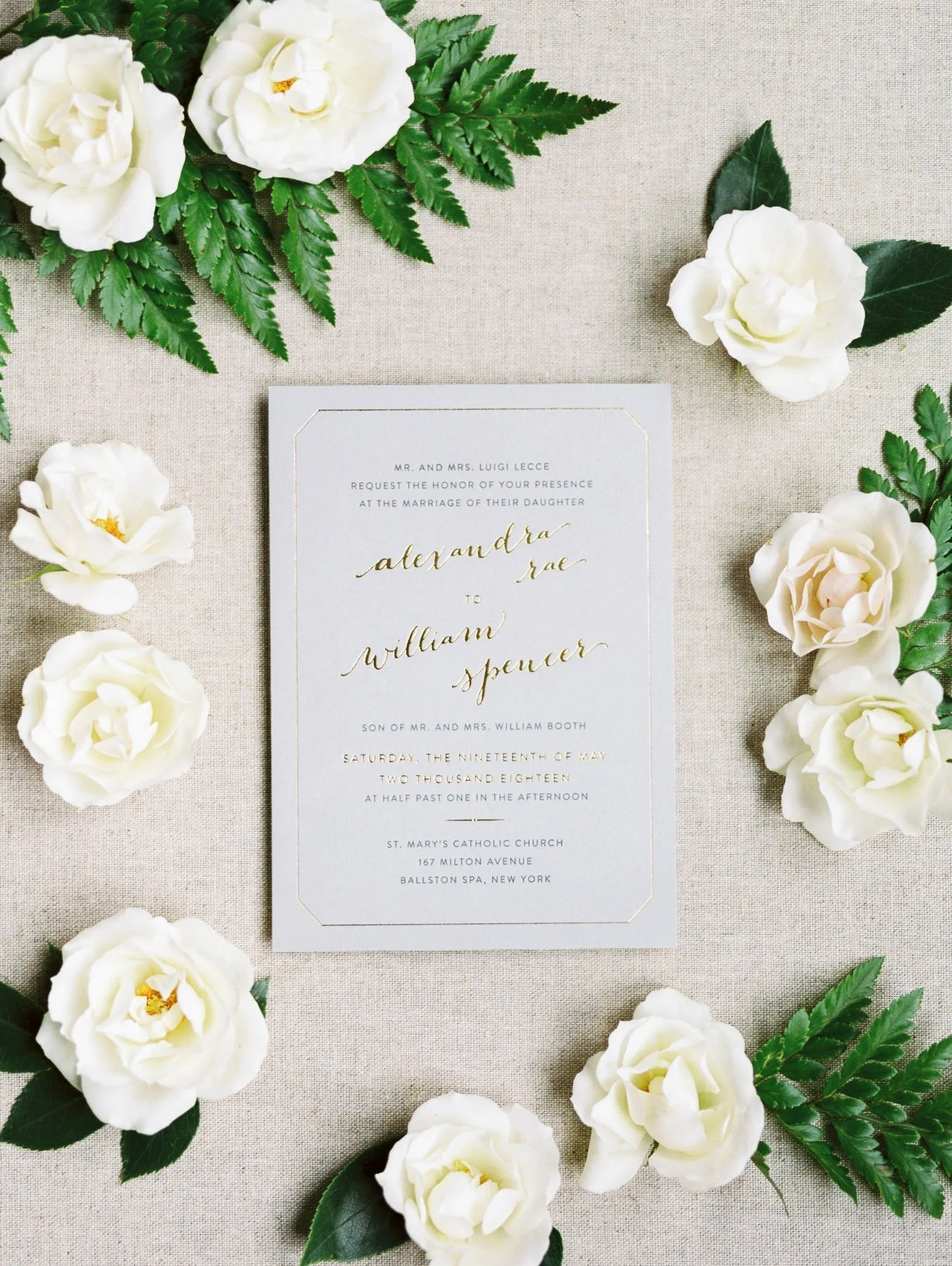 Wedding Invitation by Jenny C Design