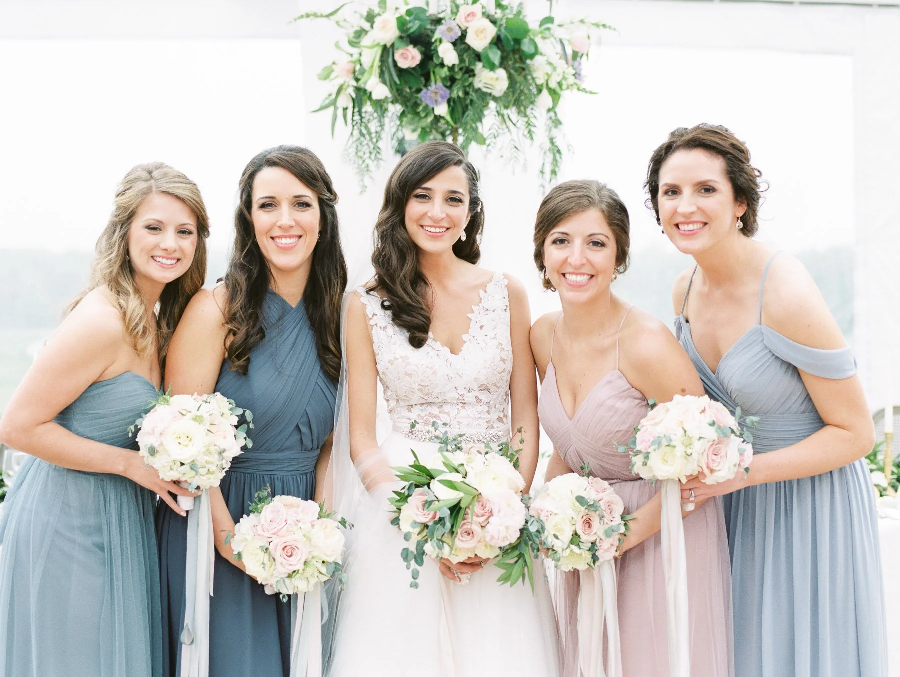 Blush Bridesmaids Photos 