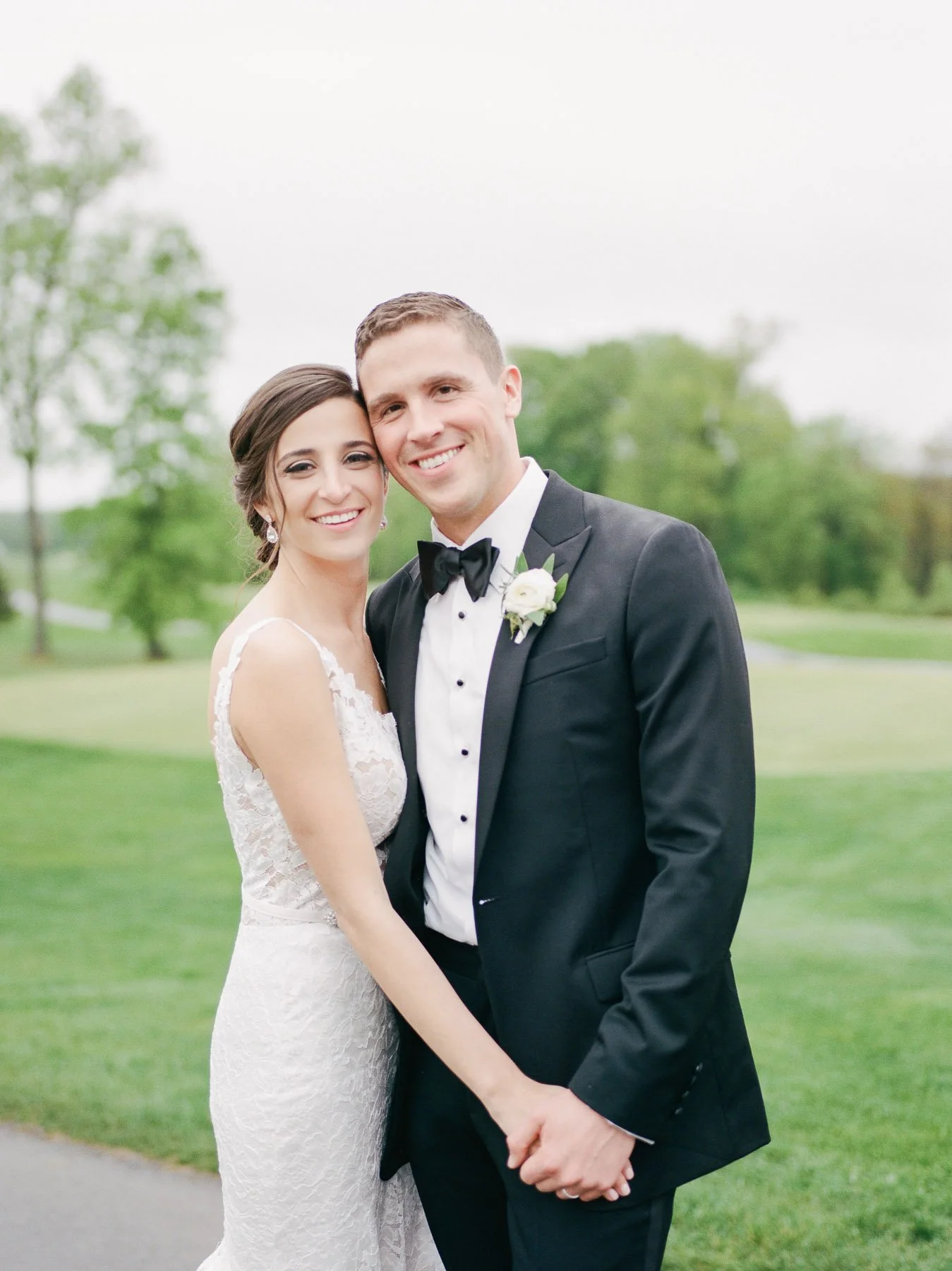 Candid Wedding Couple Portrait