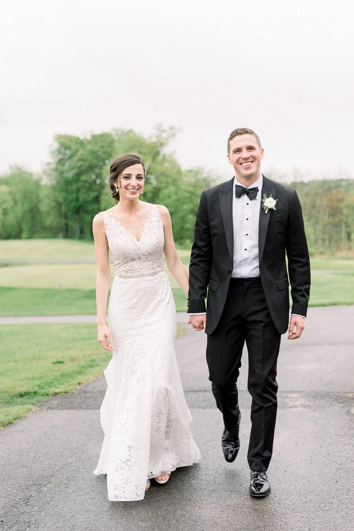 Walking Wedding Photo