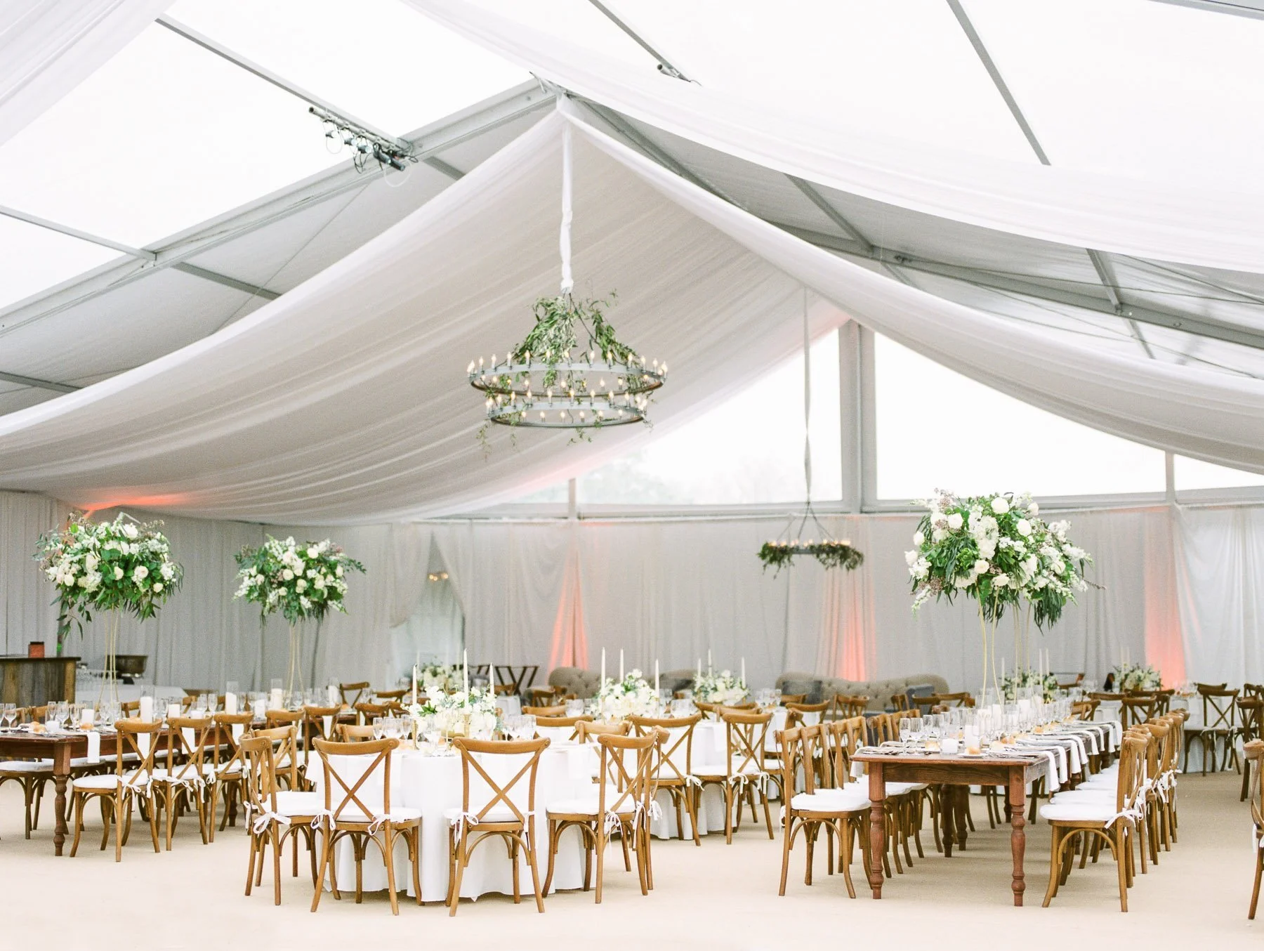 Tented Reception at Saratoga National