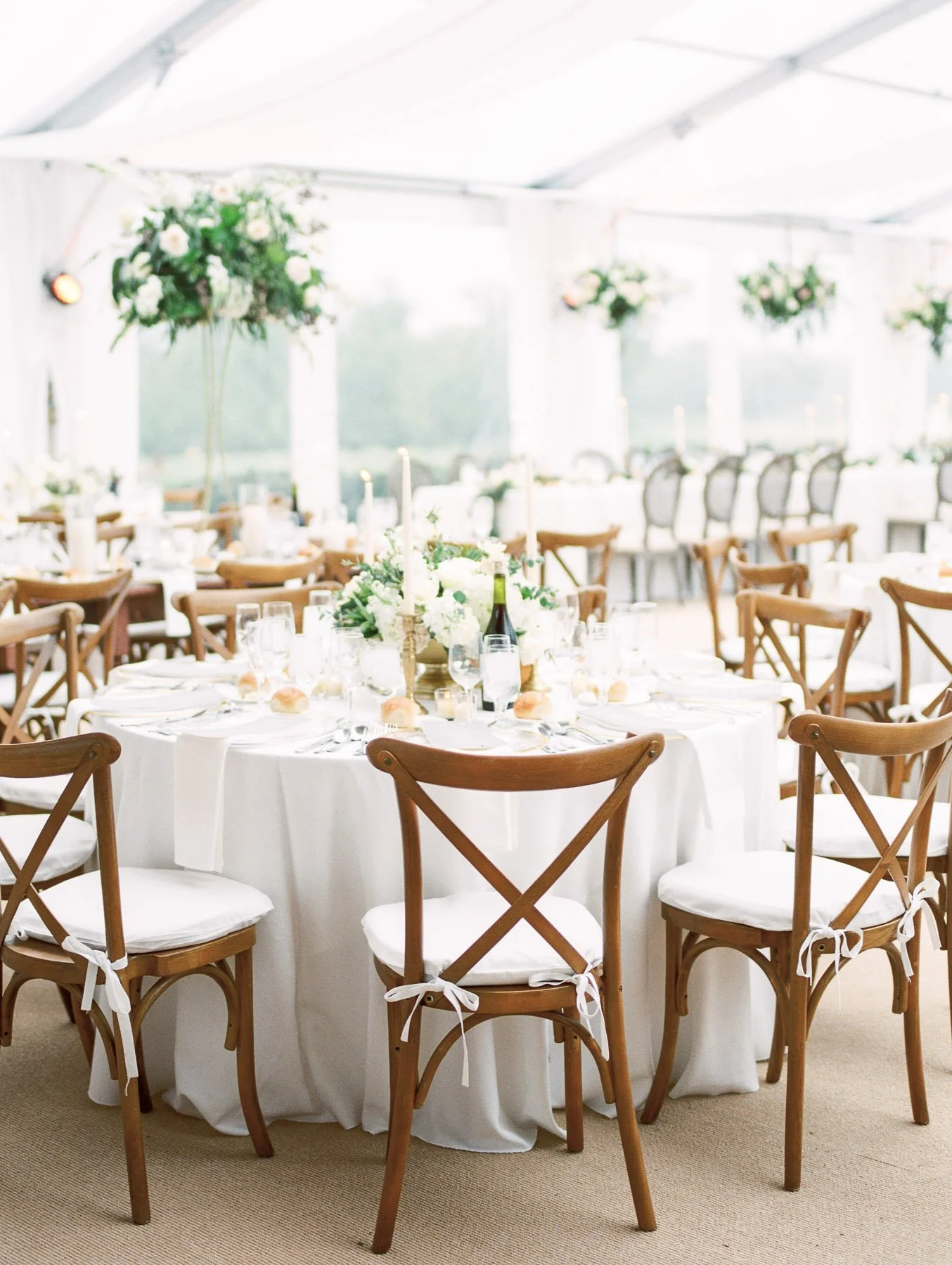 Tented Reception at Saratoga National