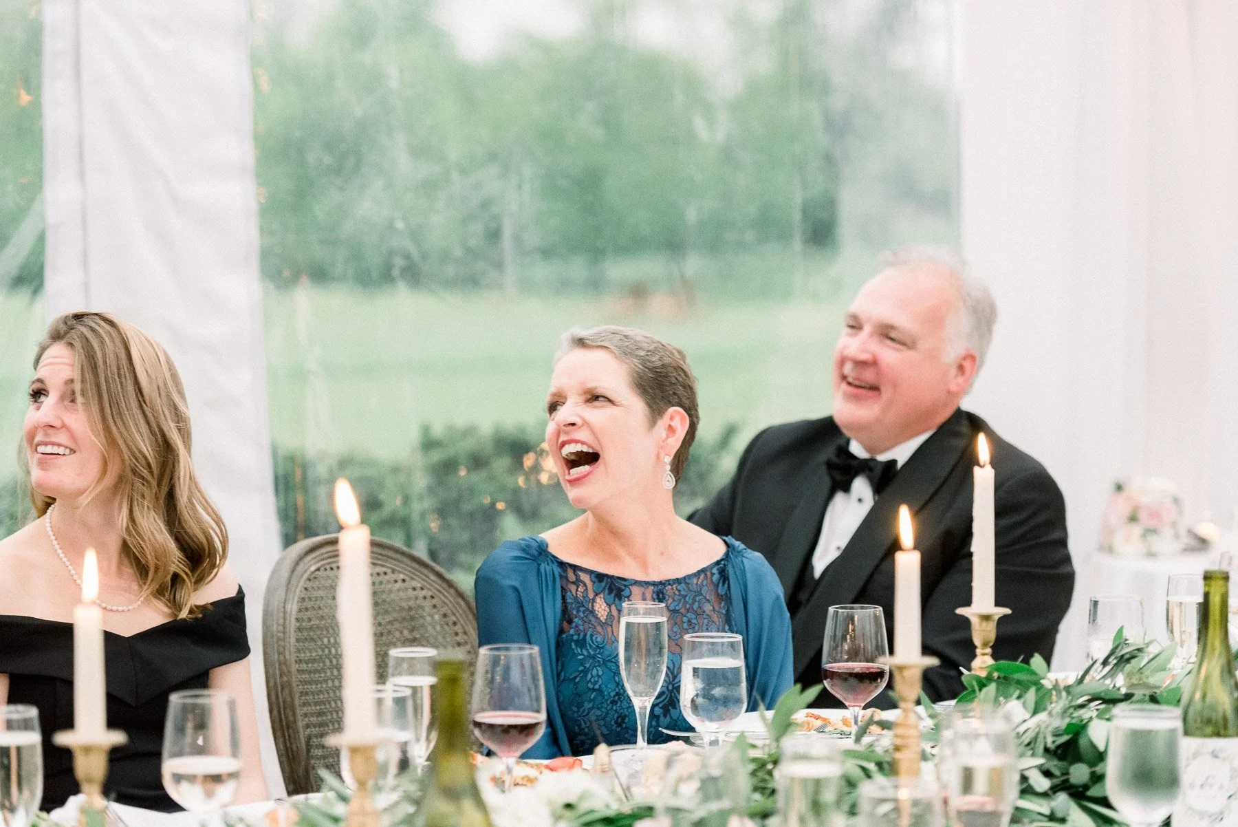 Laughter During Wedding Speeches