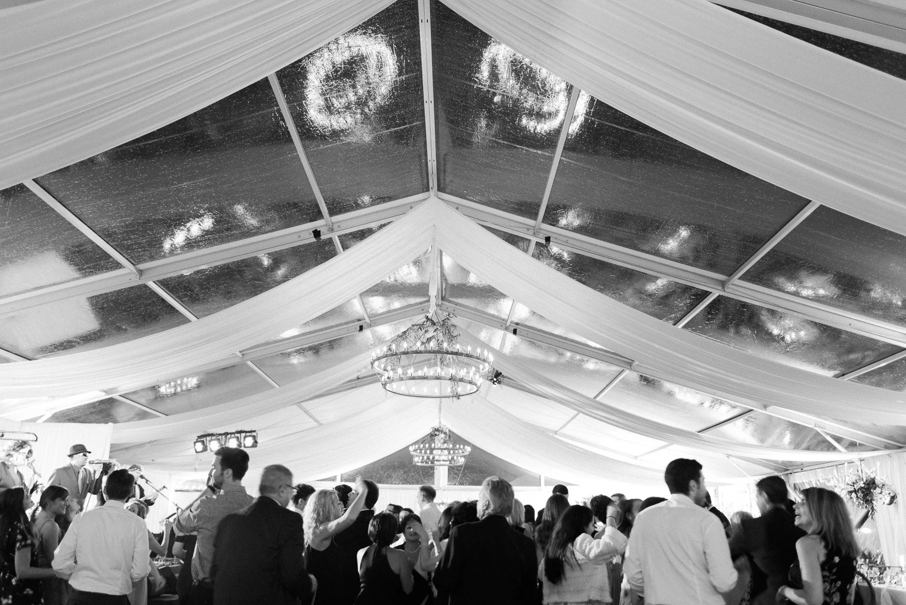 Clear Wedding Tent at Saratoga National