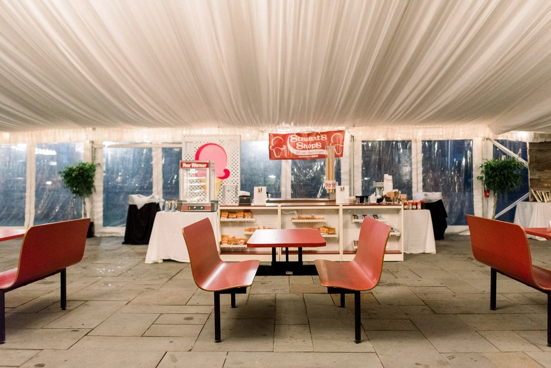 Stewart's Shop at Wedding at Saratoga National