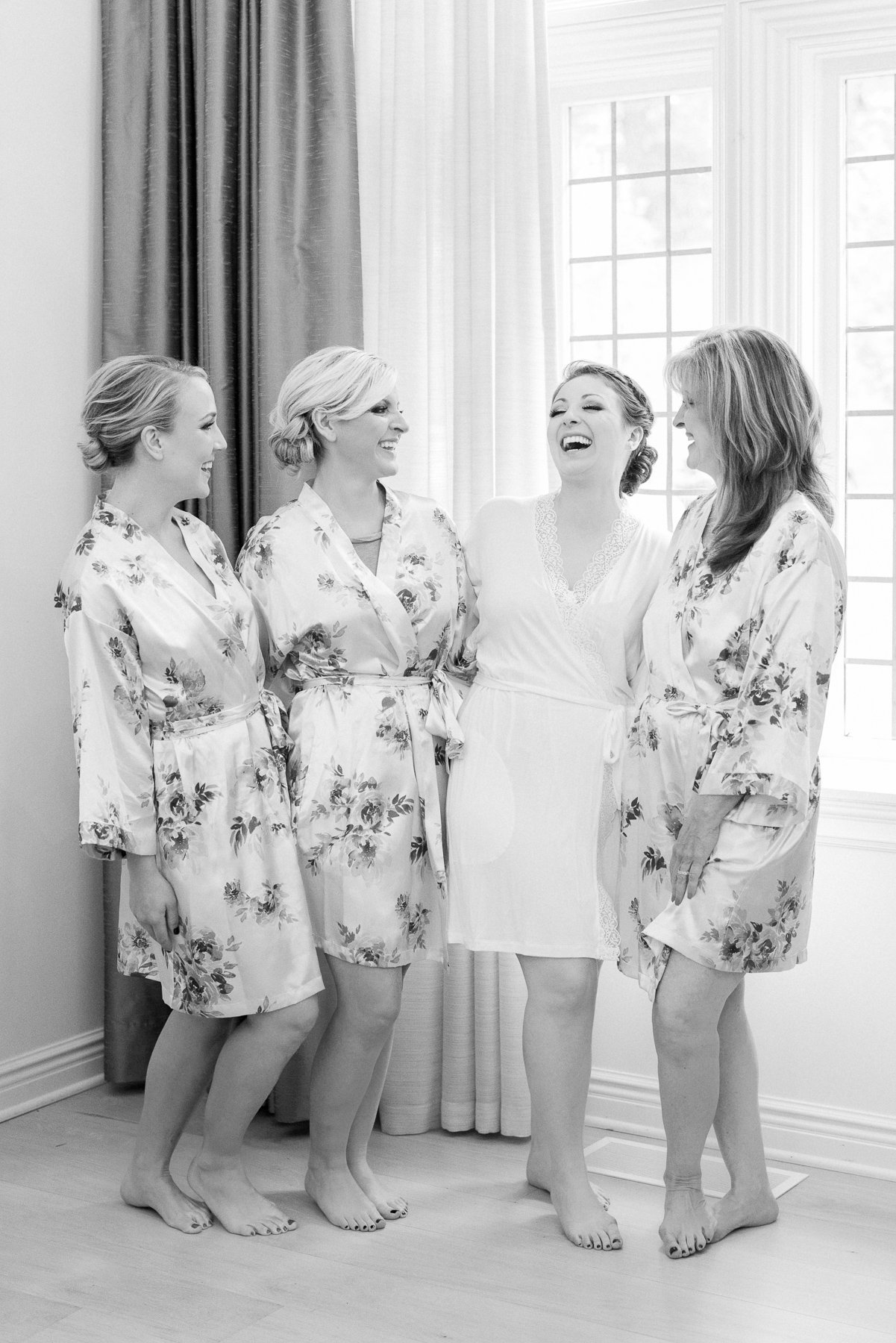 Bridesmaids Getting Ready Photo