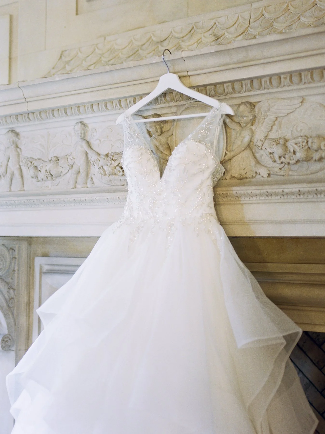 Wedding Gown at Natirar Mansion
