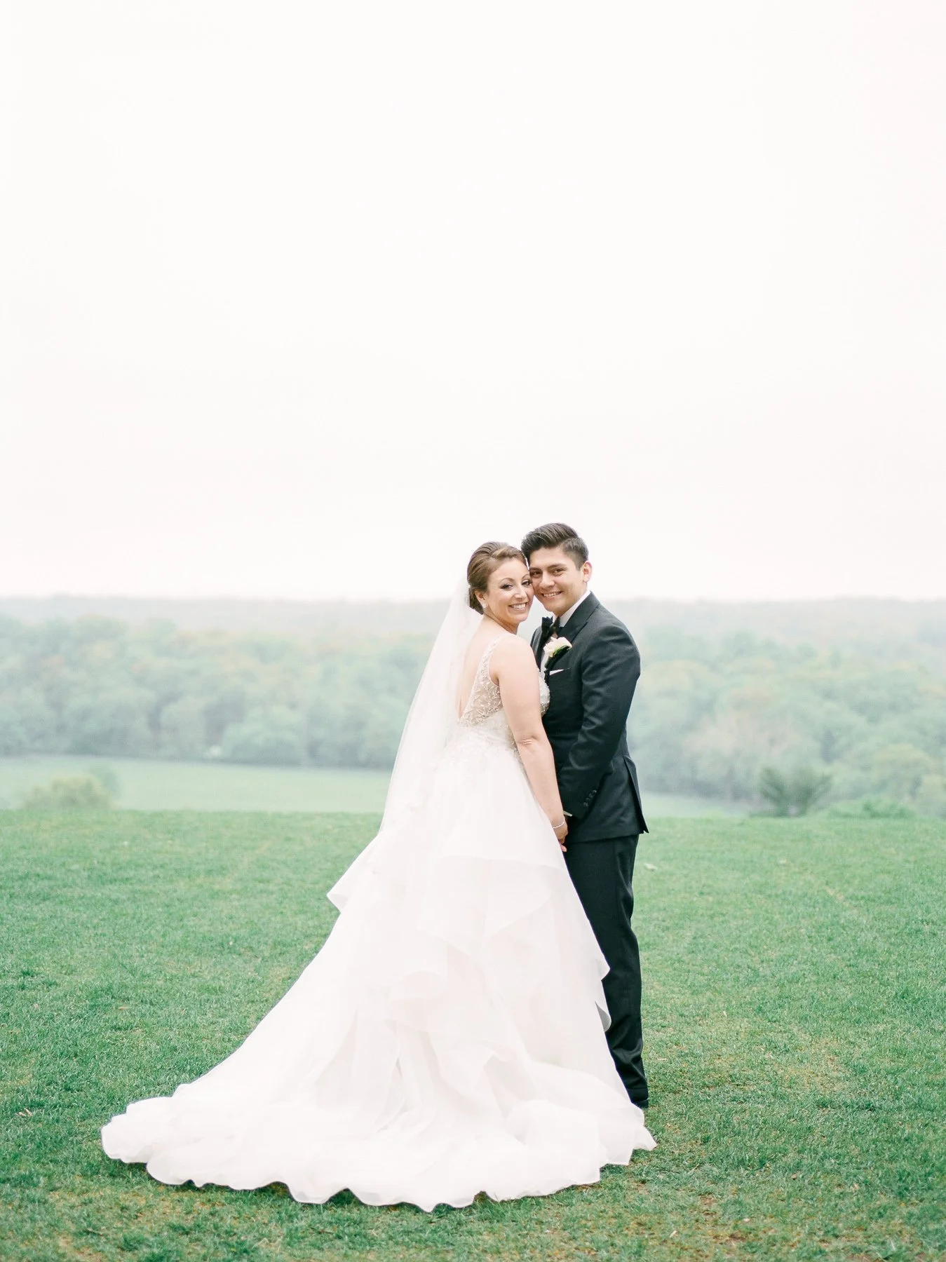 Bride and Groom at Natirar Mansion