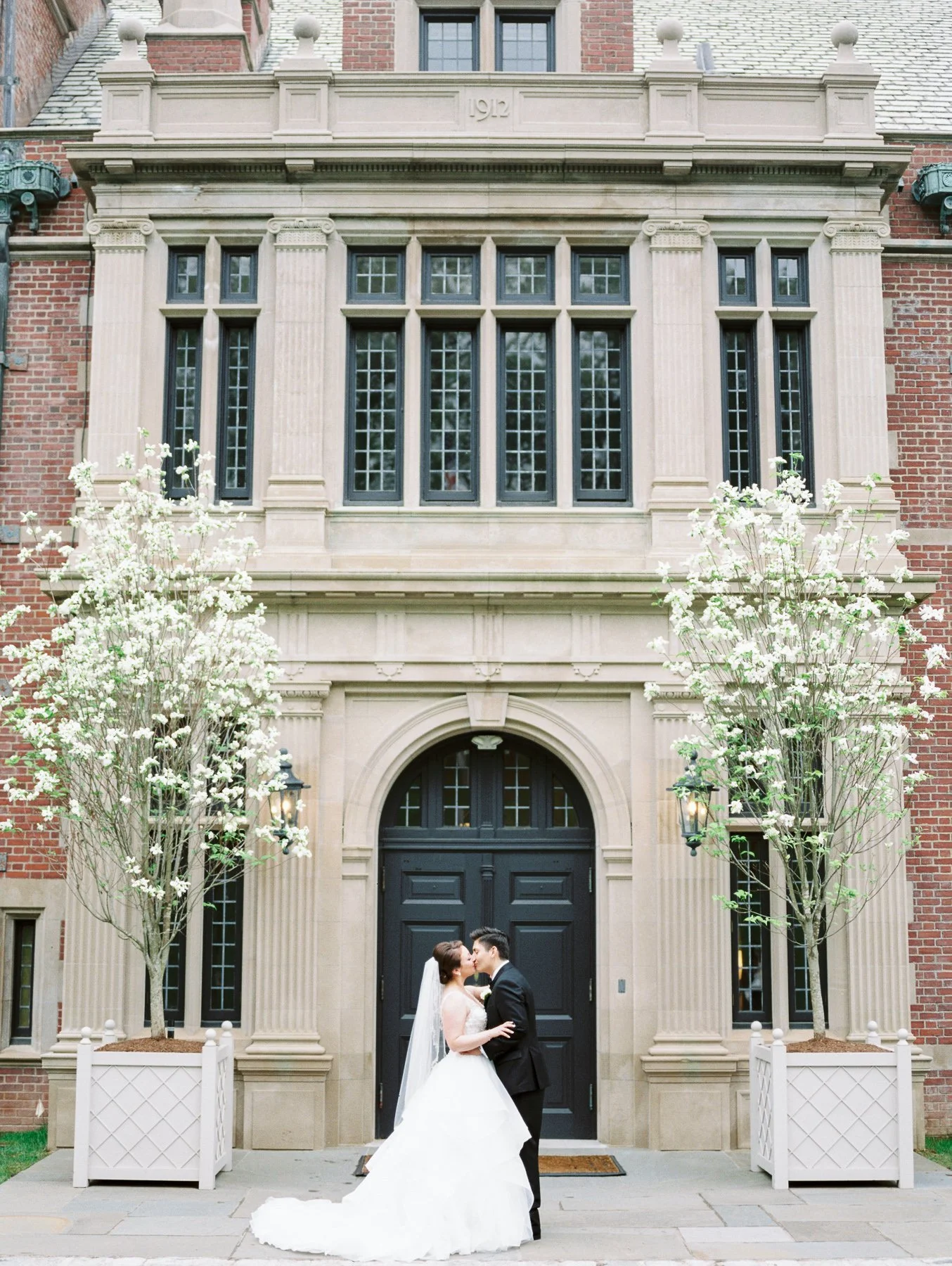 Bride and Groom Photo at Natirar in NJ