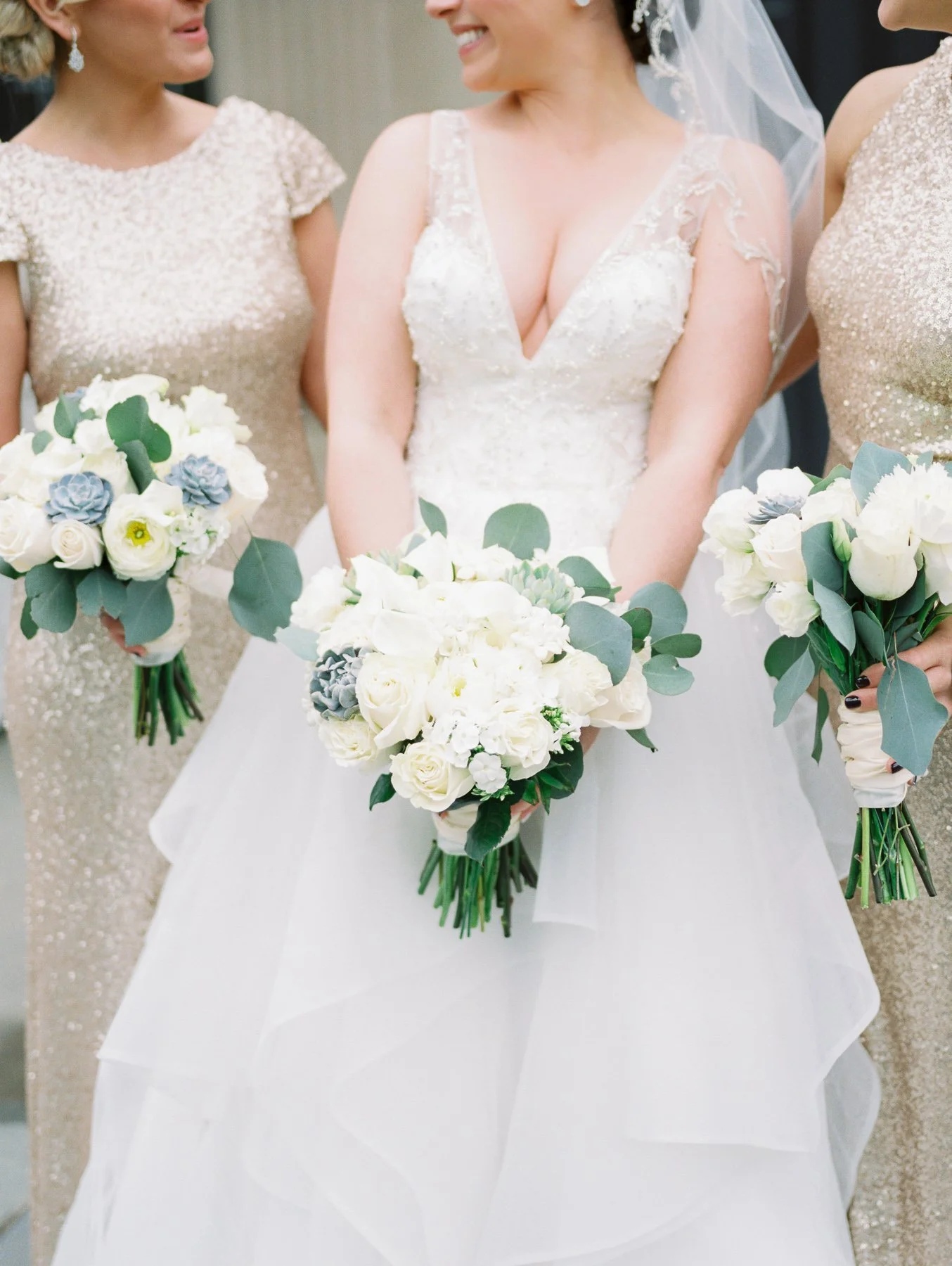 Bride and Bridesmaid Bouquets