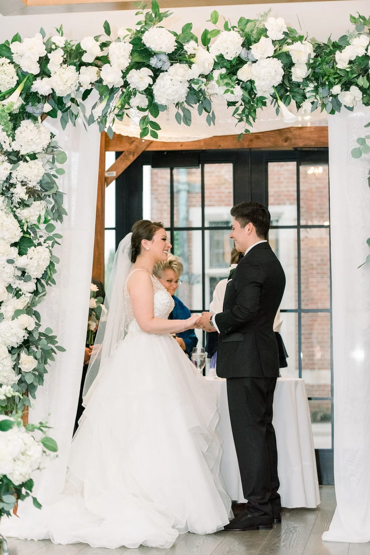 Indoor Ceremony at Natirar Mansion