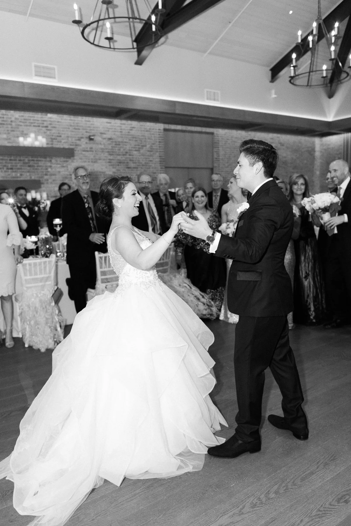 Black and White Dancing Photo