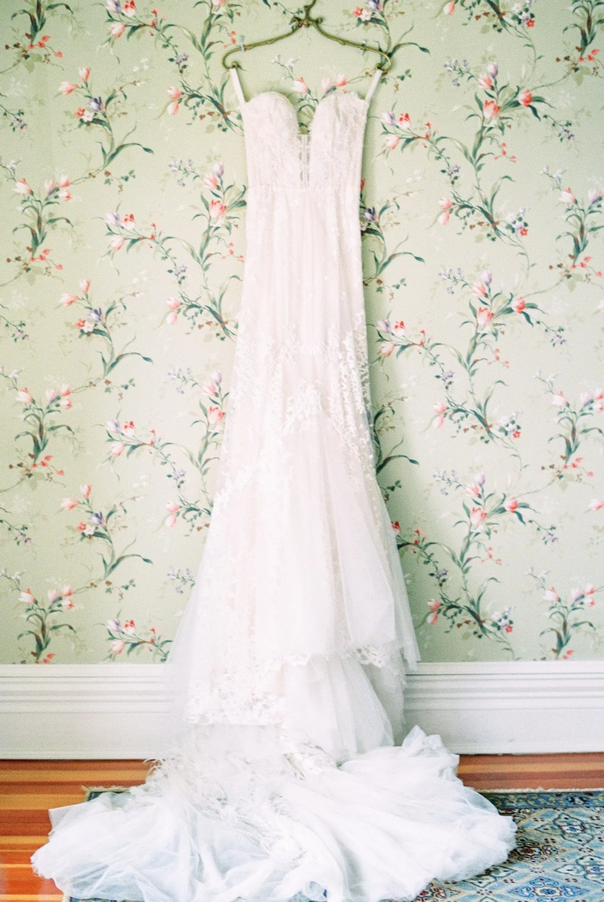 Inbal Dror Gown at Inn at Erlowest in Lake George, NY