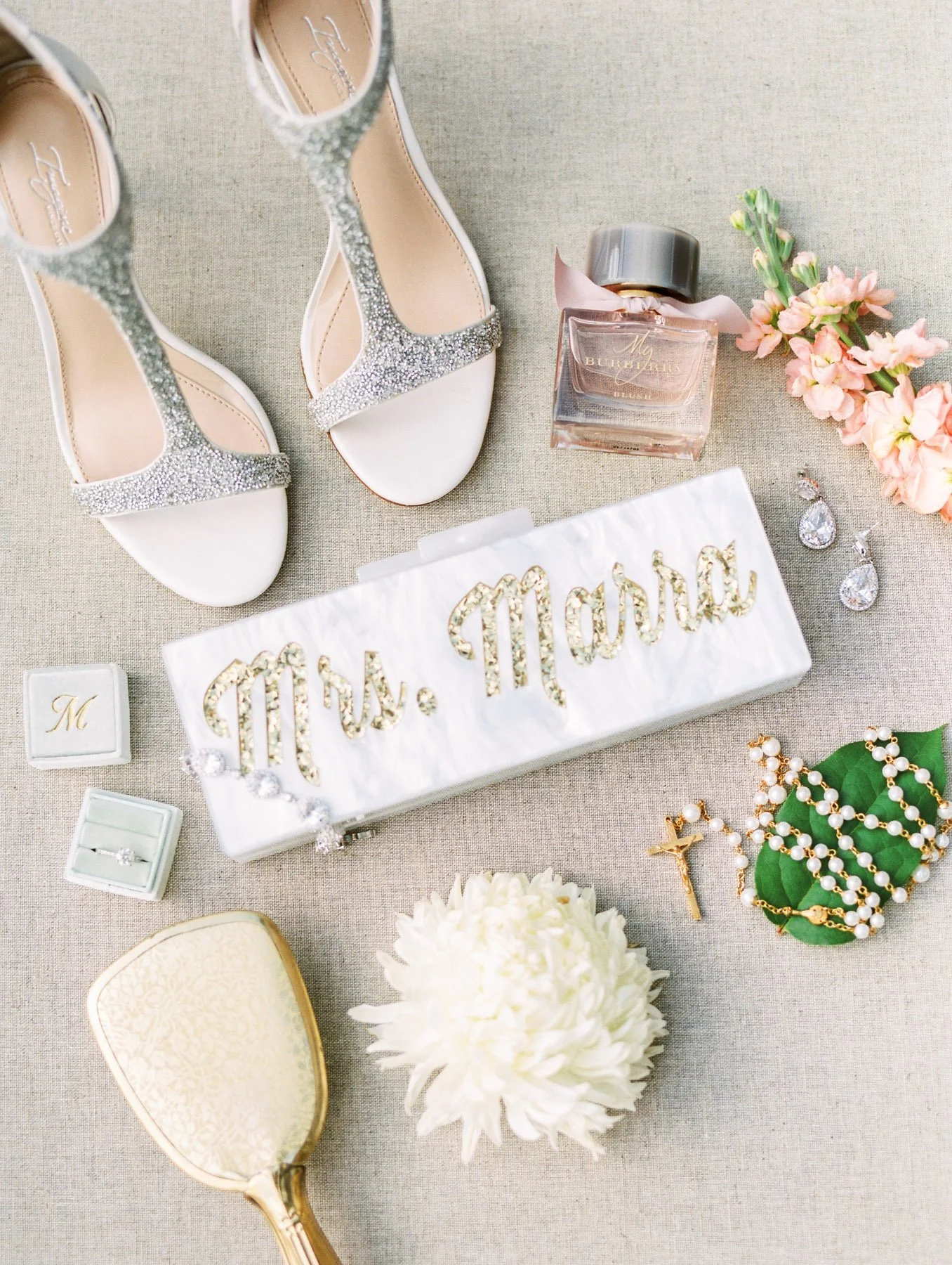 Bridal Details for wedding at Inn at Erlowest in Lake George, NY