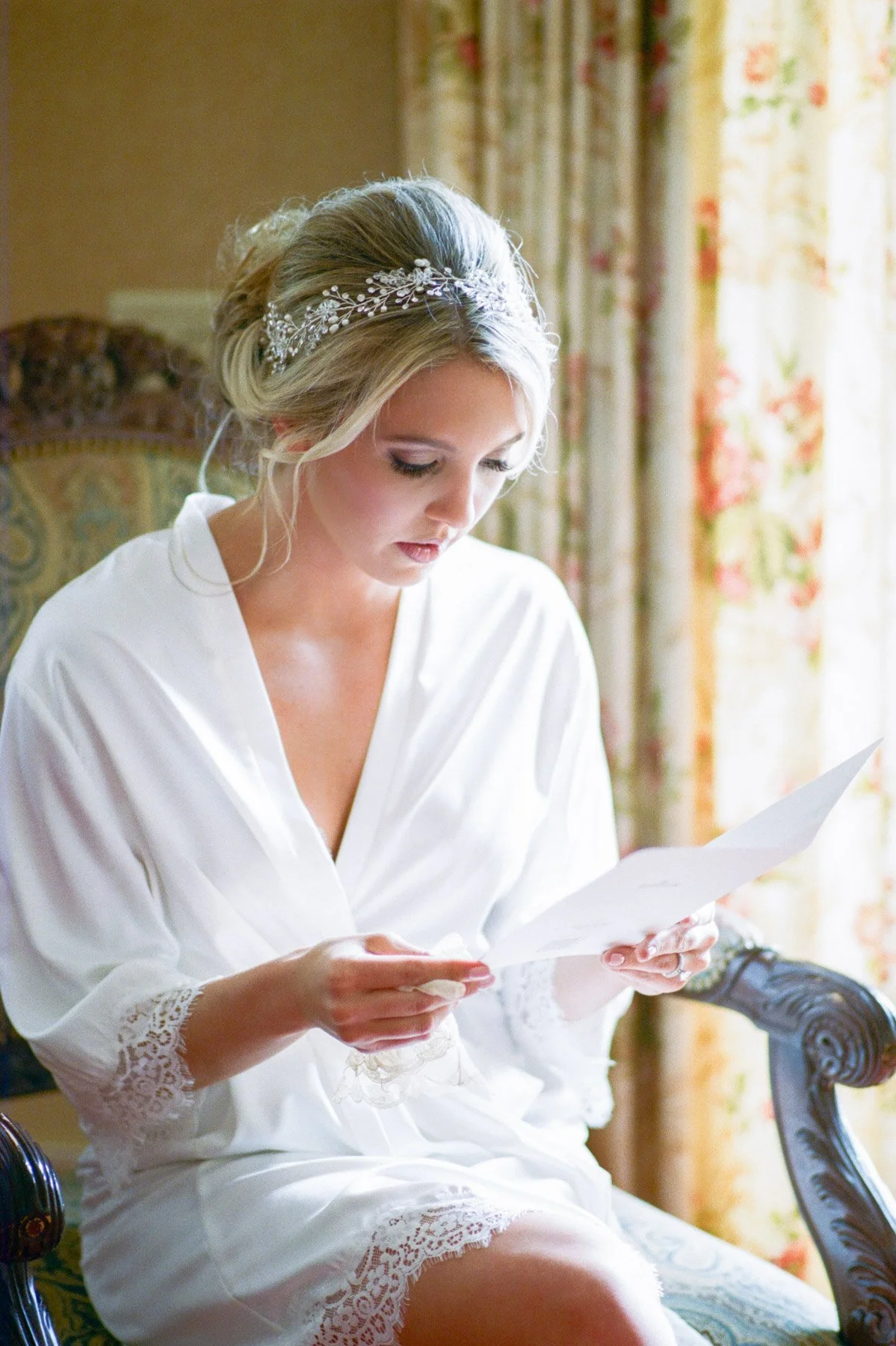 Bride Getting Ready Lake George, NY
