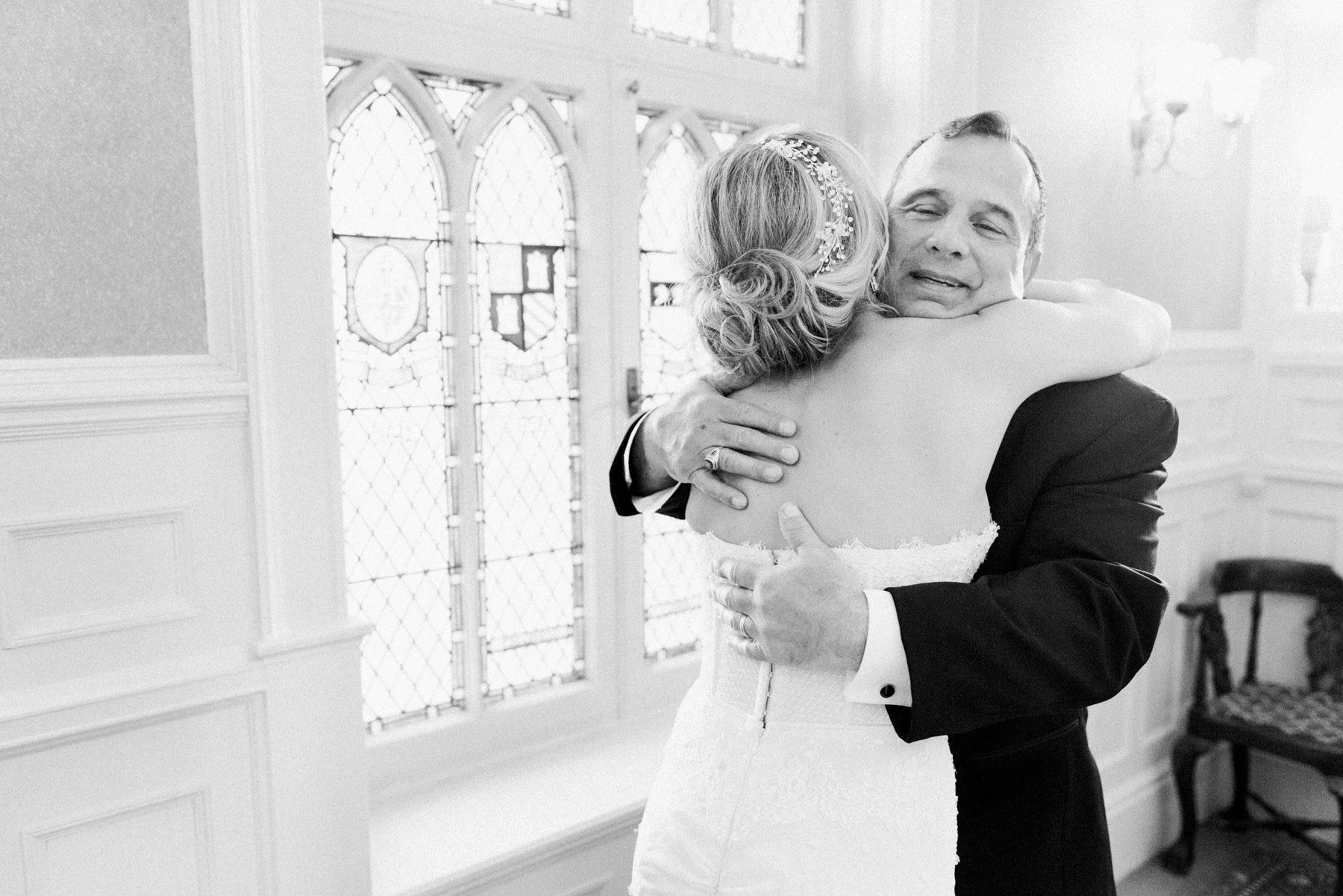 First Look with Father at Inn at Erlowest in Lake George, NY