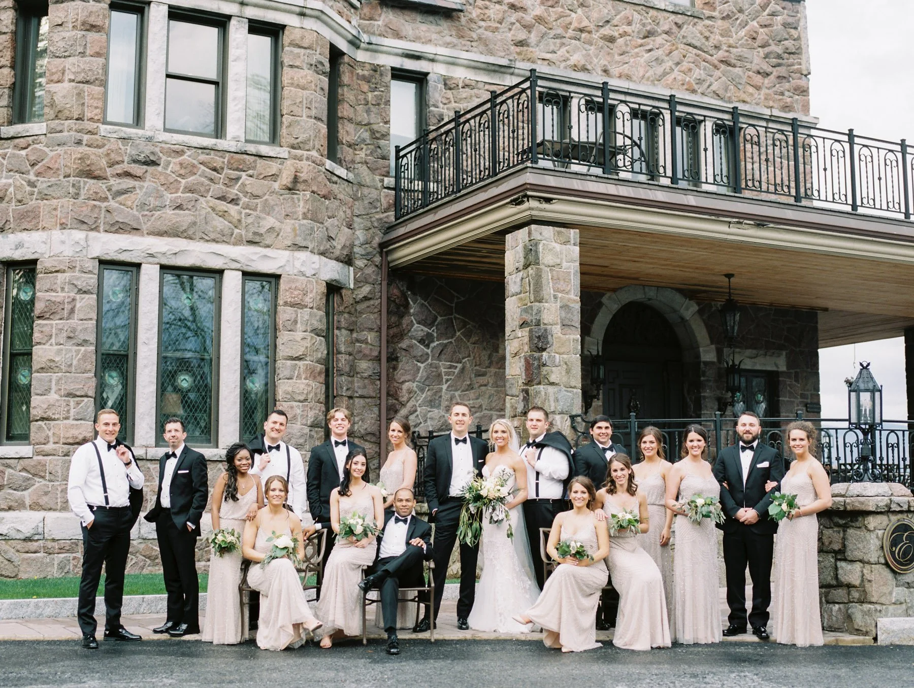 Wedding Party at Inn at Erlowest in Lake George, NY