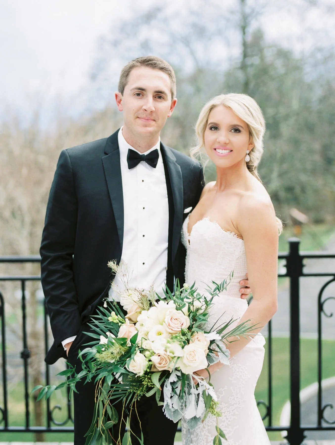 Wedding Couple at Inn at Erlowest in Lake George, NY