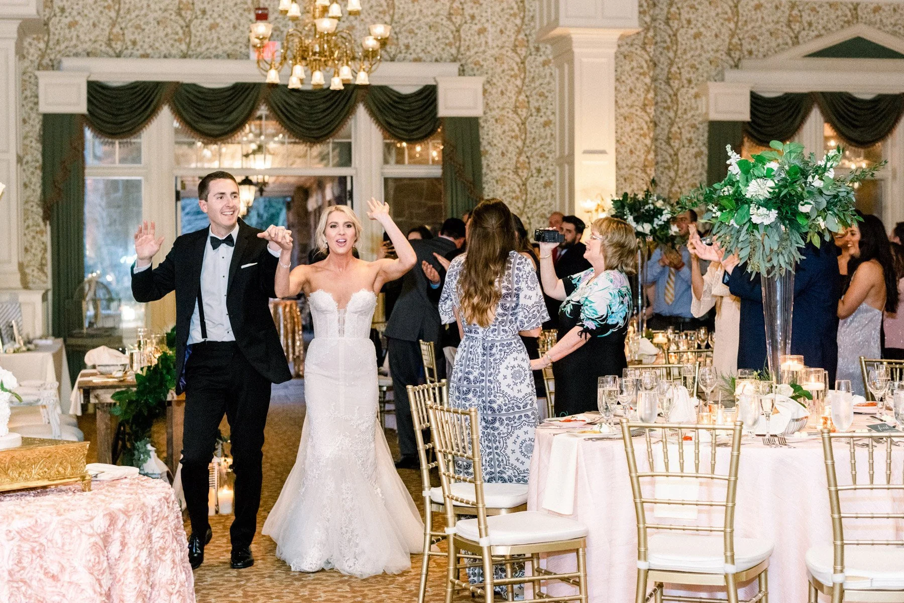 Inn at Erlowest wedding reception in Lake George, NY