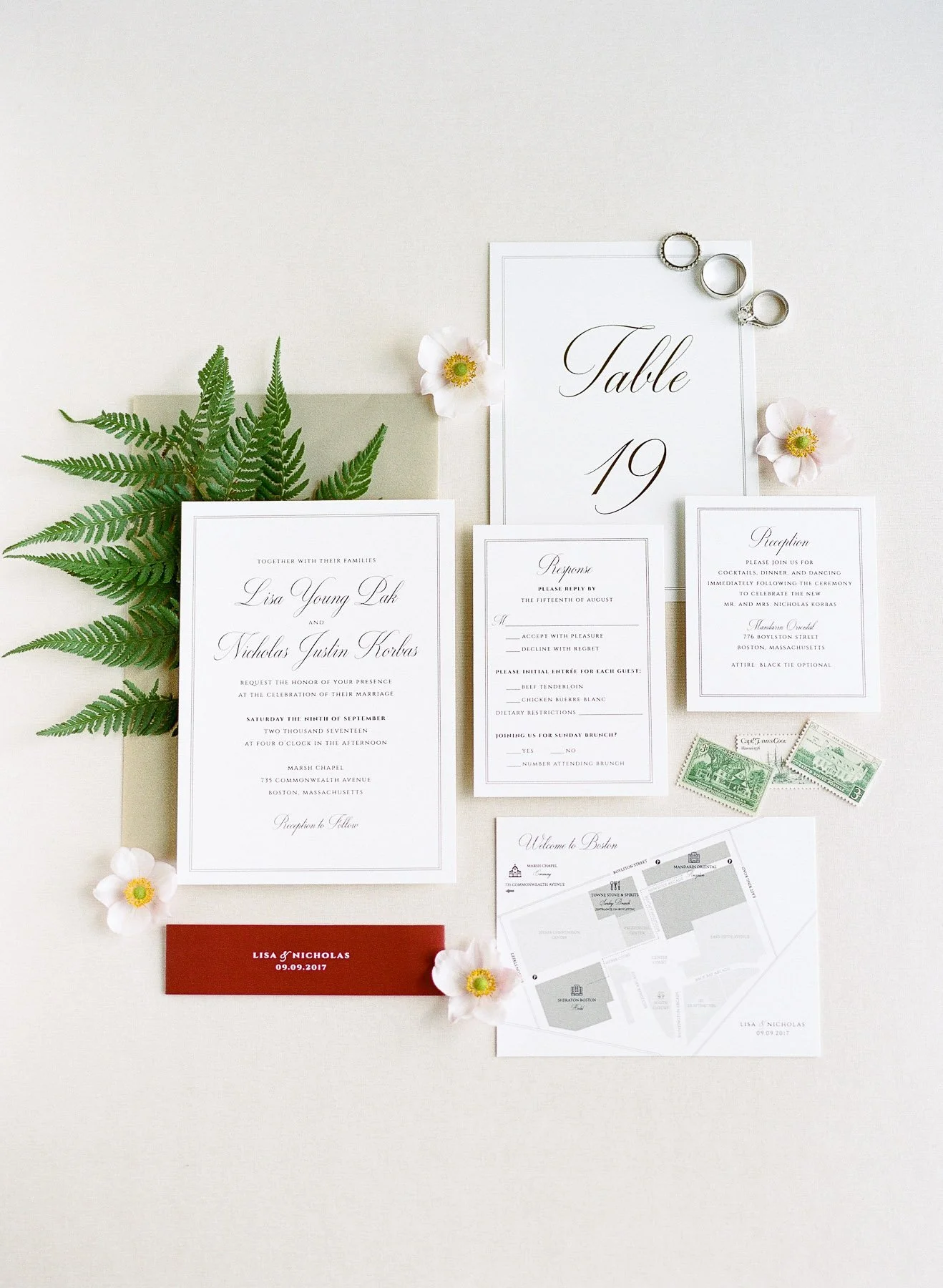 Invitation Suite at Mandarin Oriental in Boston