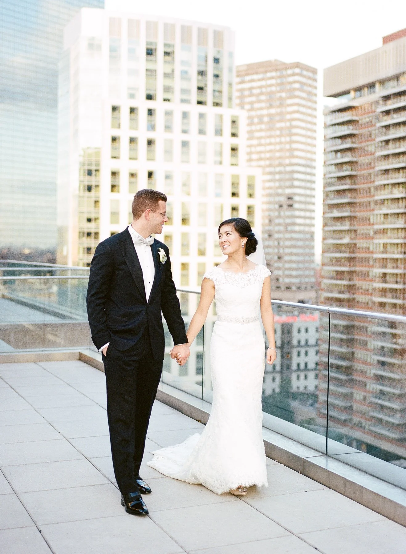 Rooftop Portraits at Mandarin Oriental in Boston