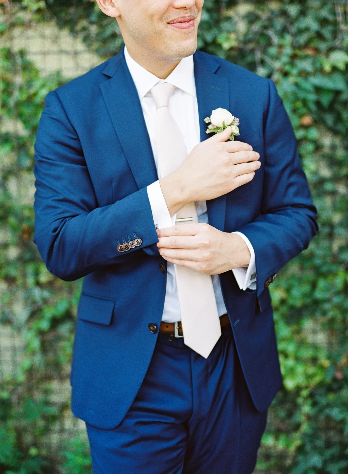 Black Lapel Wedding Suit