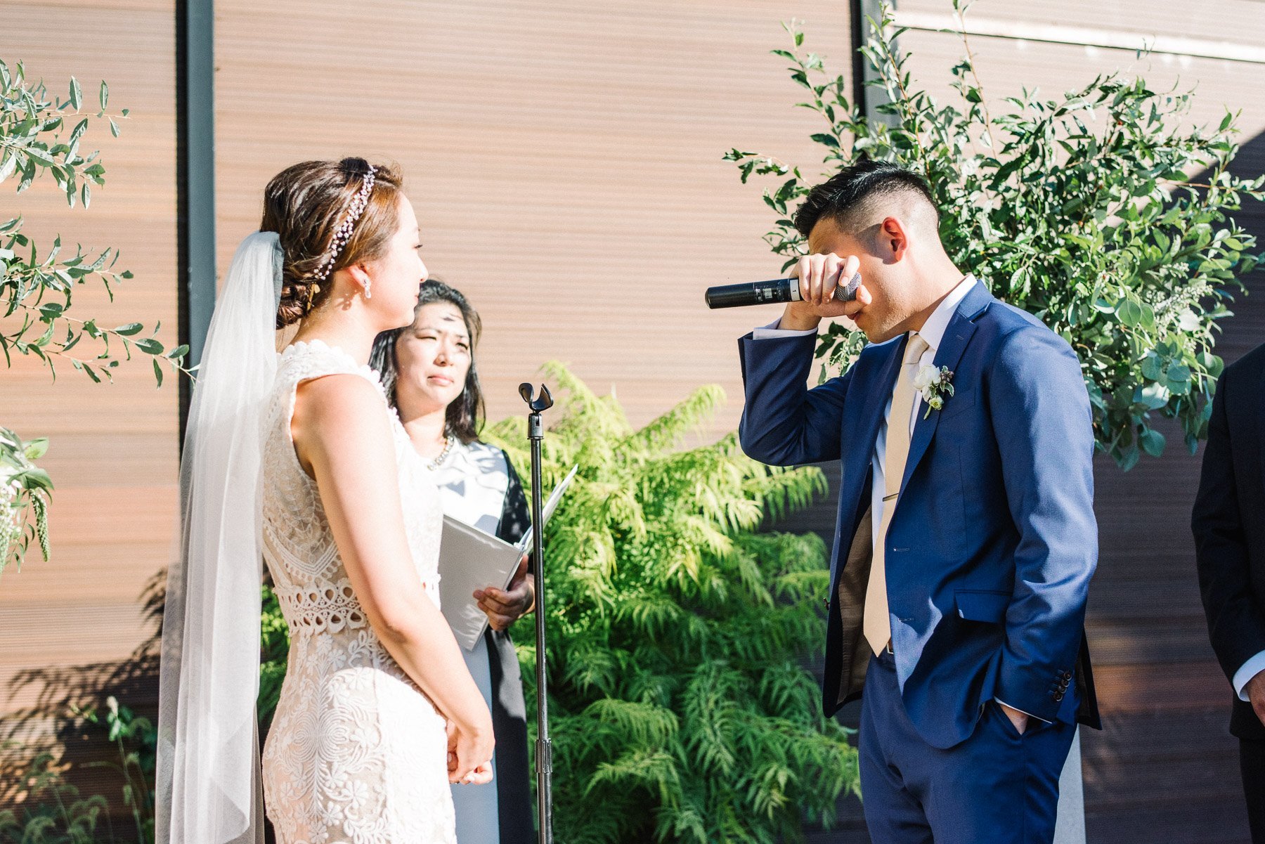 Wedding Vows at The Green Building in Brooklyn